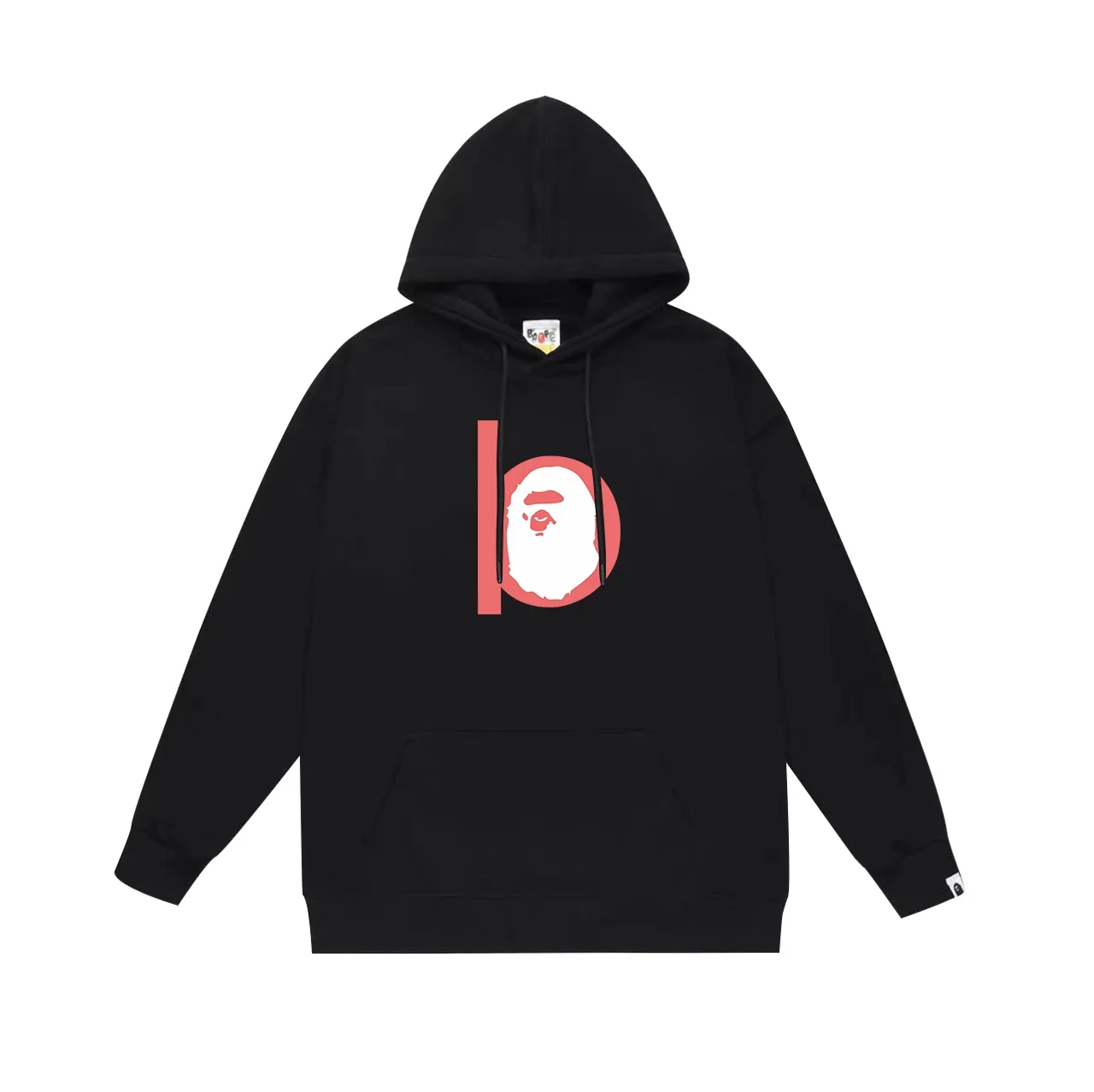 Model No. SC659#terry p160 plus velvet p180💰 (top version) BAPE ape-man head classic letter print hooded sweatshirt. Made of 380g large terry 430g silver fox velvet (drop shoulder large version) fabric. The texture is soft and non-pilling. Imported environmentally friendly printing glue. The pattern is bright and three-dimensional. Quality💥Same style for men and women. The upper body is trendy. Color: black white gray Size: S M L XL XXL