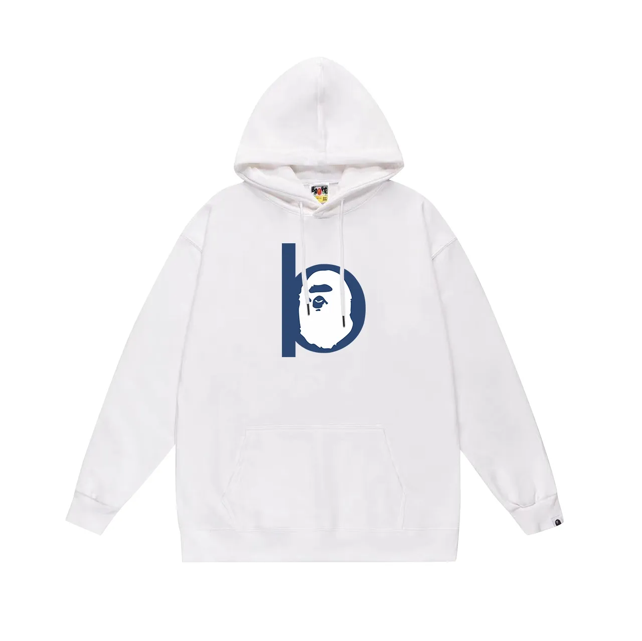 Model No. SC659#terry p160 plus velvet p180💰 (top version) BAPE ape-man head classic letter print hooded sweatshirt. Made of 380g large terry 430g silver fox velvet (drop shoulder large version) fabric. The texture is soft and non-pilling. Imported environmentally friendly printing glue. The pattern is bright and three-dimensional. Quality💥Same style for men and women. The upper body is trendy. Color: black white gray Size: S M L XL XXL