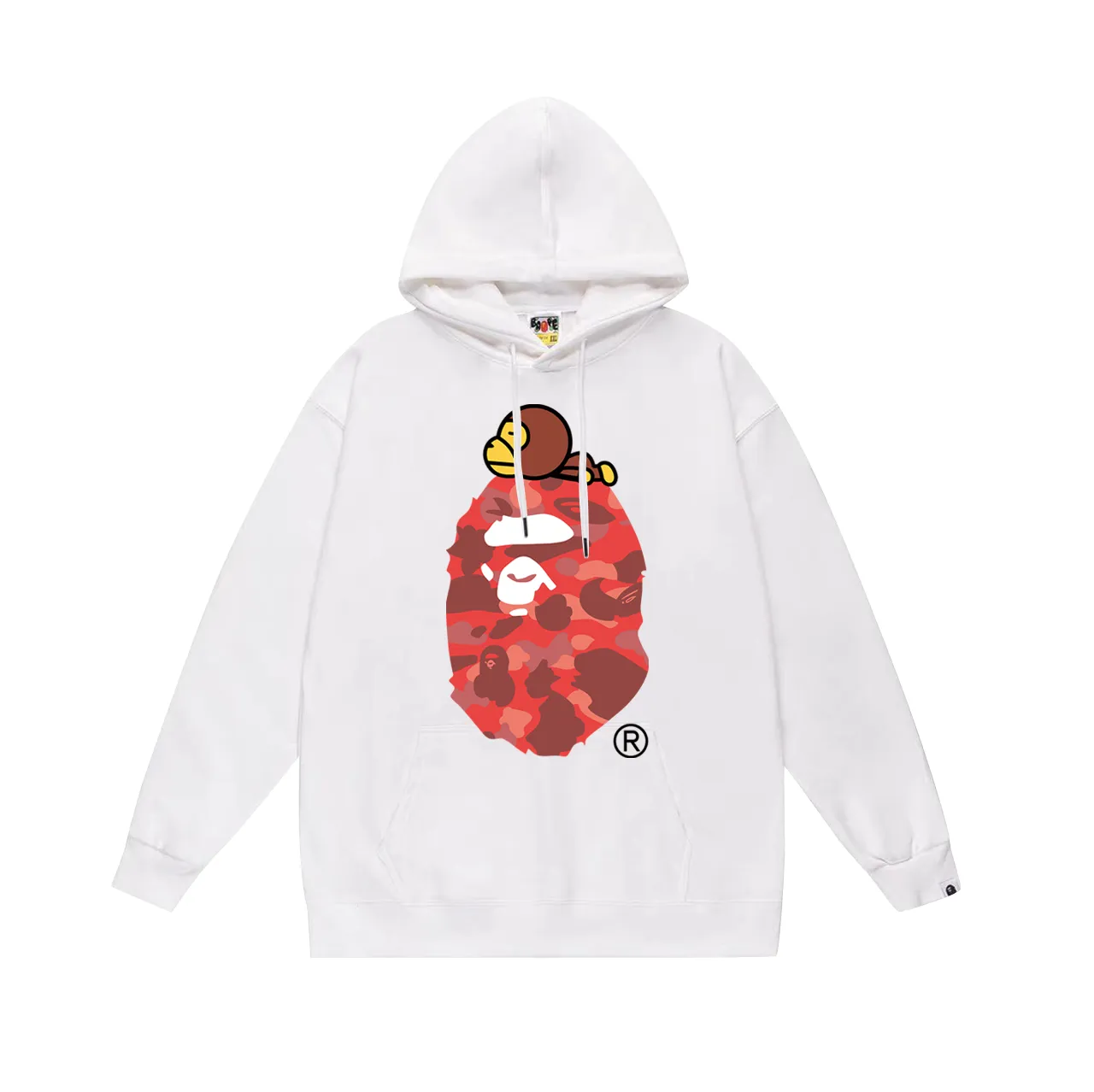 P160 model number SC763# terry 80 plus velvet 90 (top version) BAPE monkey and ape combination printed hooded sweatshirt. Made of 380g large terry (drop shoulder large version) fabric, soft texture and no pilling. Imported environmentally friendly printing glue. Bright and three-dimensional pattern. Quality 💥Same style for men and women. The upper body is fashionable. Color: black and red, white and red, gray and red, black and blue, white and blue, gray and blue, black and green, white and green, gray and green, black and purple. White purple gray purple Size: S M L XL XXL