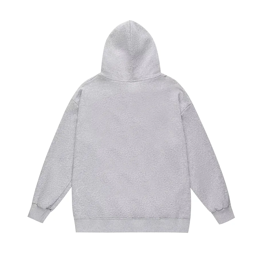 P190 model number SC610# terry 85 plus velvet 95 (top version) BAPE ape head letter printed hooded sweatshirt. Made of 380g large terry (drop shoulder large version) fabric. The texture is soft and non-pilling. Imported environmentally friendly printing glue. The pattern is bright and three-dimensional. Quality 💥Same style for men and women. The upper body is trendy. Color: black white gray Size: S M L XL XXL