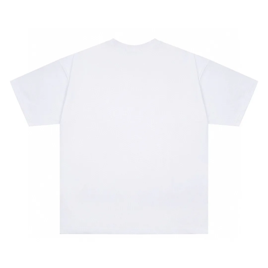 P110 001165 bape little monkey print short-sleeved T-shirt, same style for men and women, size smlxlxxl, black and white