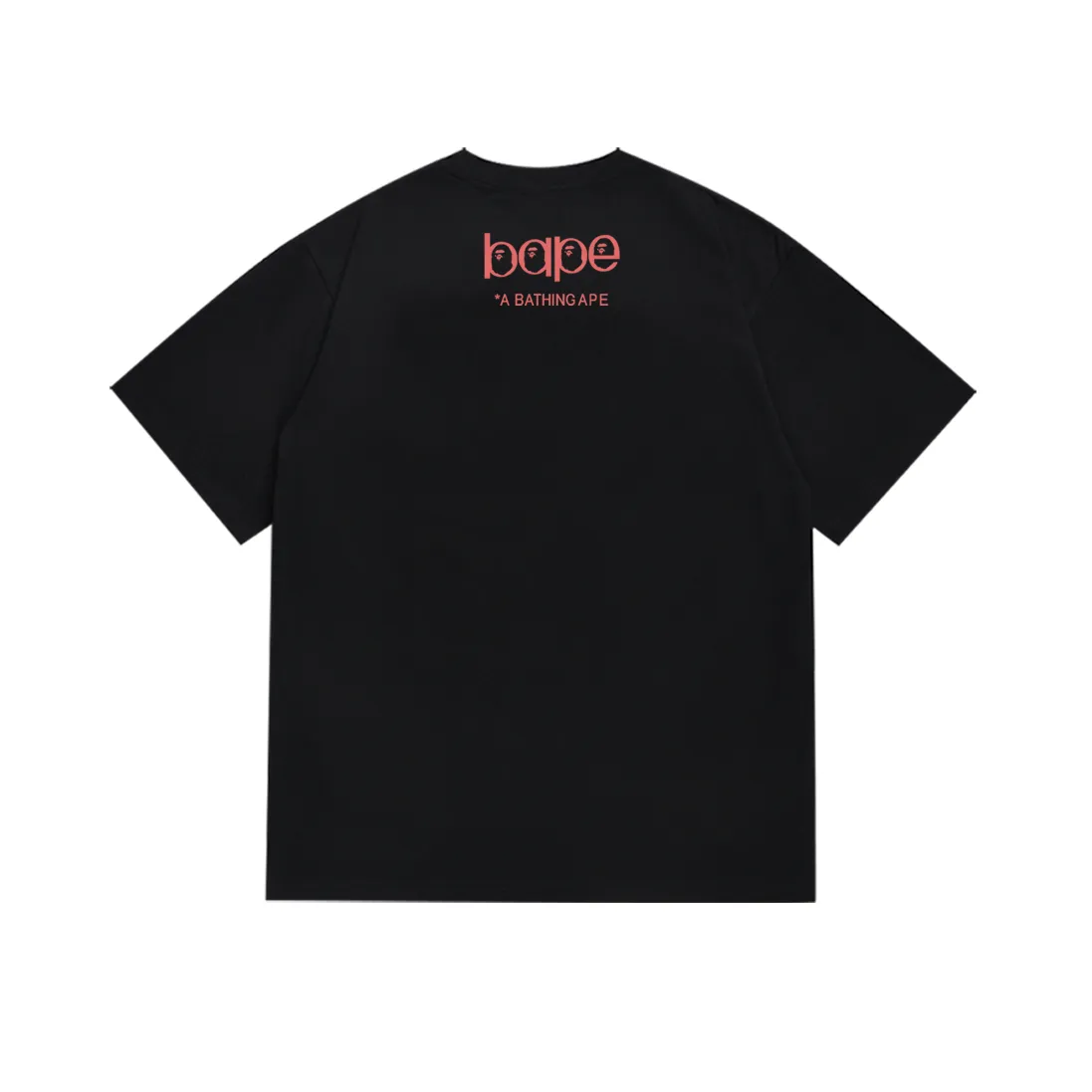 P110 SC059# (top version) BAPE ape head classic letter printed short-sleeved T-shirt. Made of 260 grams of high-quality high-weave pure cotton fabric. Double yarn combed. The texture is soft and non-pilling. Imported environmentally friendly printing glue. The pattern is bright and three-dimensional. Quality 💥Same style for men and women. The upper body is trendy. Color: black and white. Size: S M L XL XXL