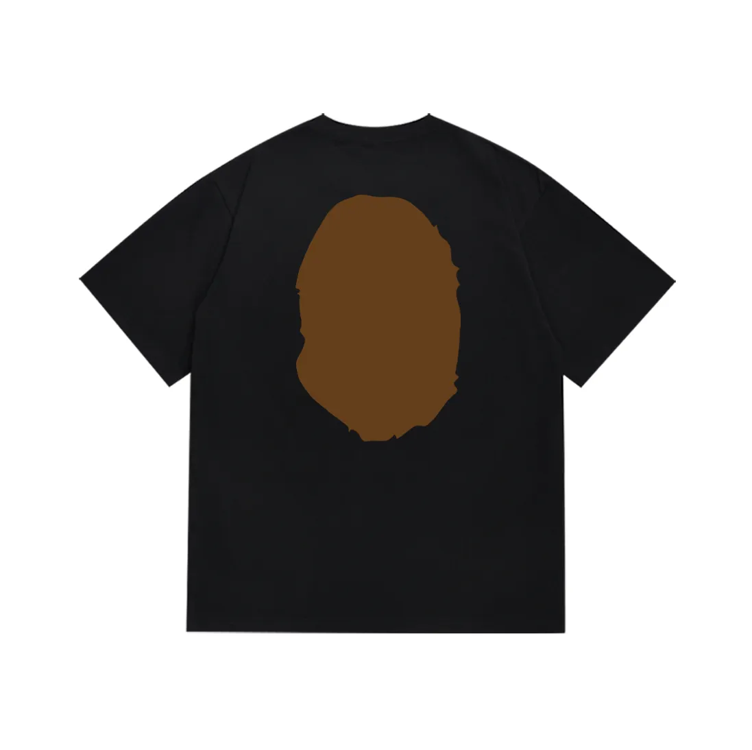 SC175#p110💰 (Top version) BAPE classic front and back great ape head printed short-sleeved T-shirt Made of 260 grams of high-quality high-weave pure cotton fabric, double yarn combed, soft texture without pilling, imported environmentally friendly printing glue, bright and three-dimensional pattern, quality 💥unisex style, the upper body is trendy Color: black, white, apricot, green, red, purple, pink, dark gray, coffee, fluorescent green, floral gray, grass green, raspberry Burgundy Lake Blue Sky Blue Khaki Navy Blue Klein Blue Dragon Fruit Color Size: S M L XL XXL