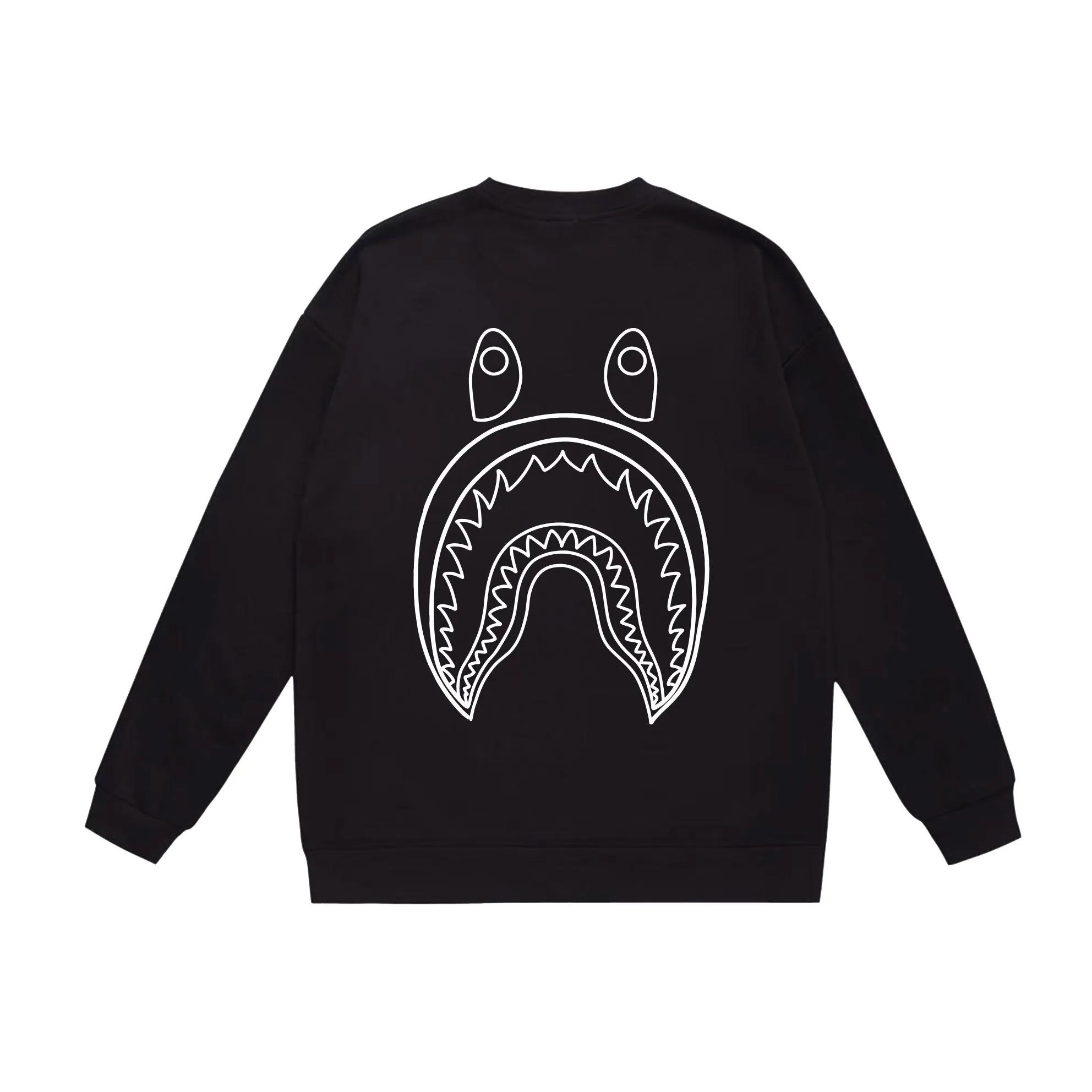 P150 model number SC515# terry 75 plus velvet 80 (top version) BAPE×STUSSY co-branded Stussy letter round neck sweatshirt Made of 350g large terry (drop shoulder large version) fabric, soft and non-pilling texture, imported environmentally friendly printing glue, bright and three-dimensional pattern, quality 💥Same style for men and women, the upper body is fashionable Color: black and white, white and black, gray and black, black and red, white and red, gray and red Size: S M L XL XXL