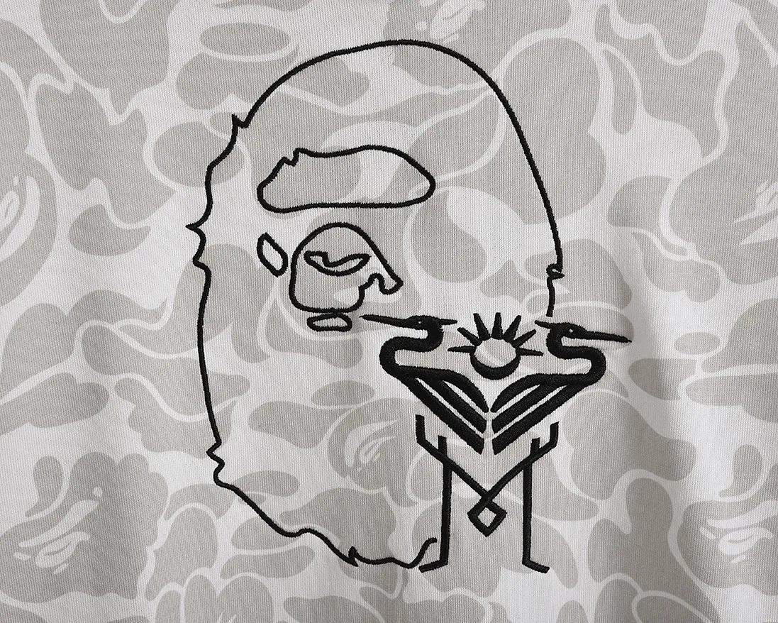 P200 Miami-Model B200 BAPE×inter MIAMI Messi joint Miami International multi-color camouflage hooded sweatshirt Color: black, white, pink Size: S M L XL XXL