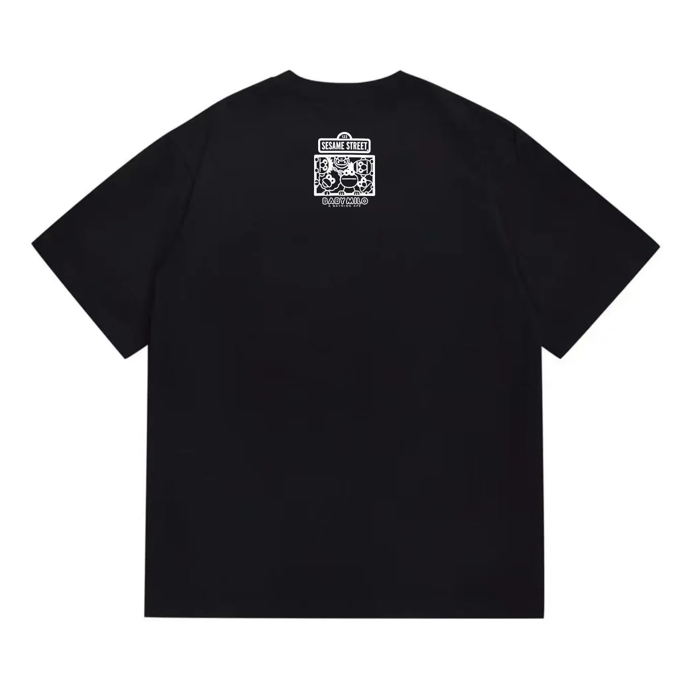 SC297#p110💰 (top version) BAPE is made of 260 grams of high-quality high-weave pure cotton fabric, double yarn combed, soft and non-pilling, imported environmentally friendly printing glue, bright and three-dimensional patterns, quality 💥Same style for men and women, the upper body is trendy Color: Black White Size: S M L XL XXL