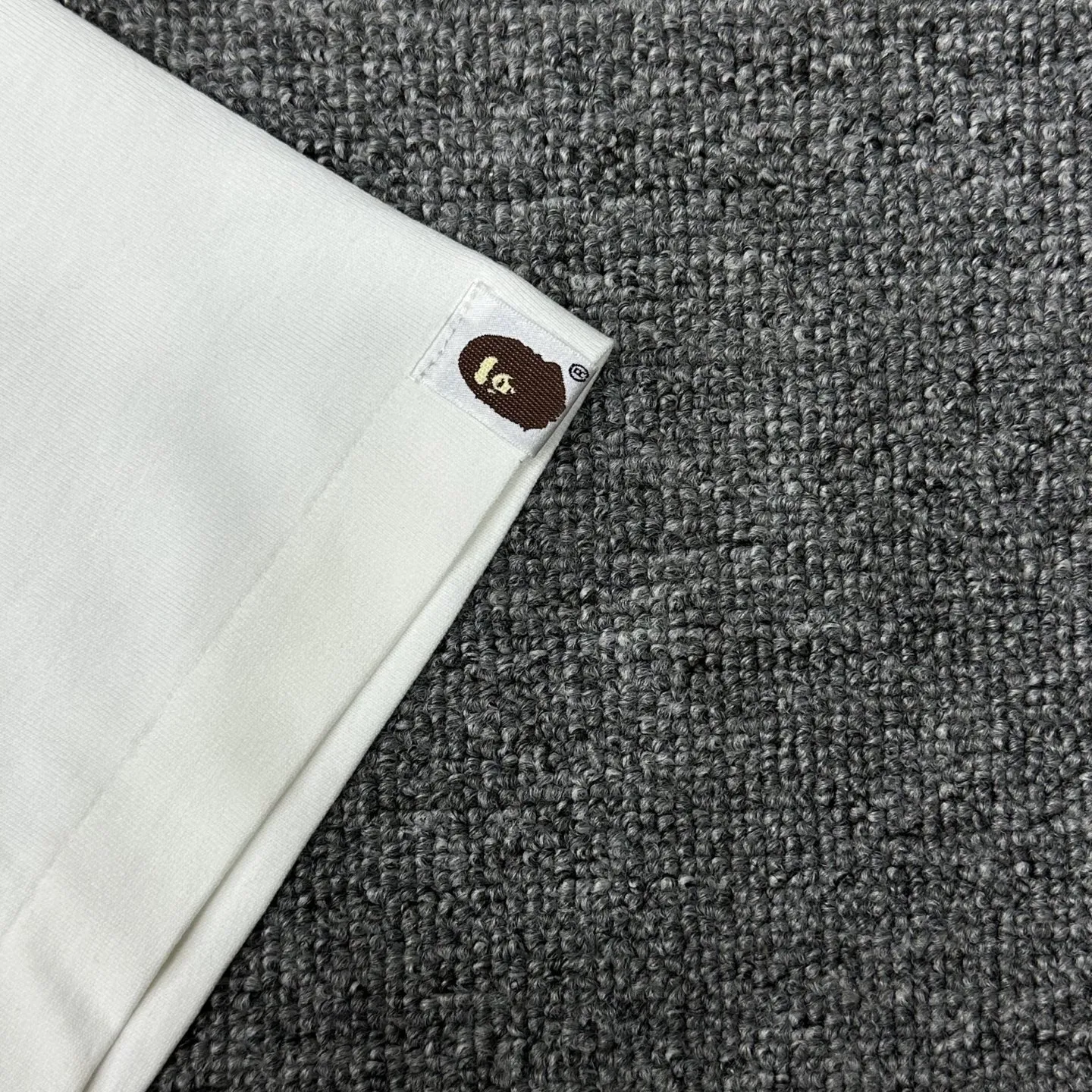 💰140 BAPE ape head letter 1993 digital printed short-sleeved T-shirt 280g weight linen cotton fabric ZP version couple style: S-XXL [charcoal gray white]