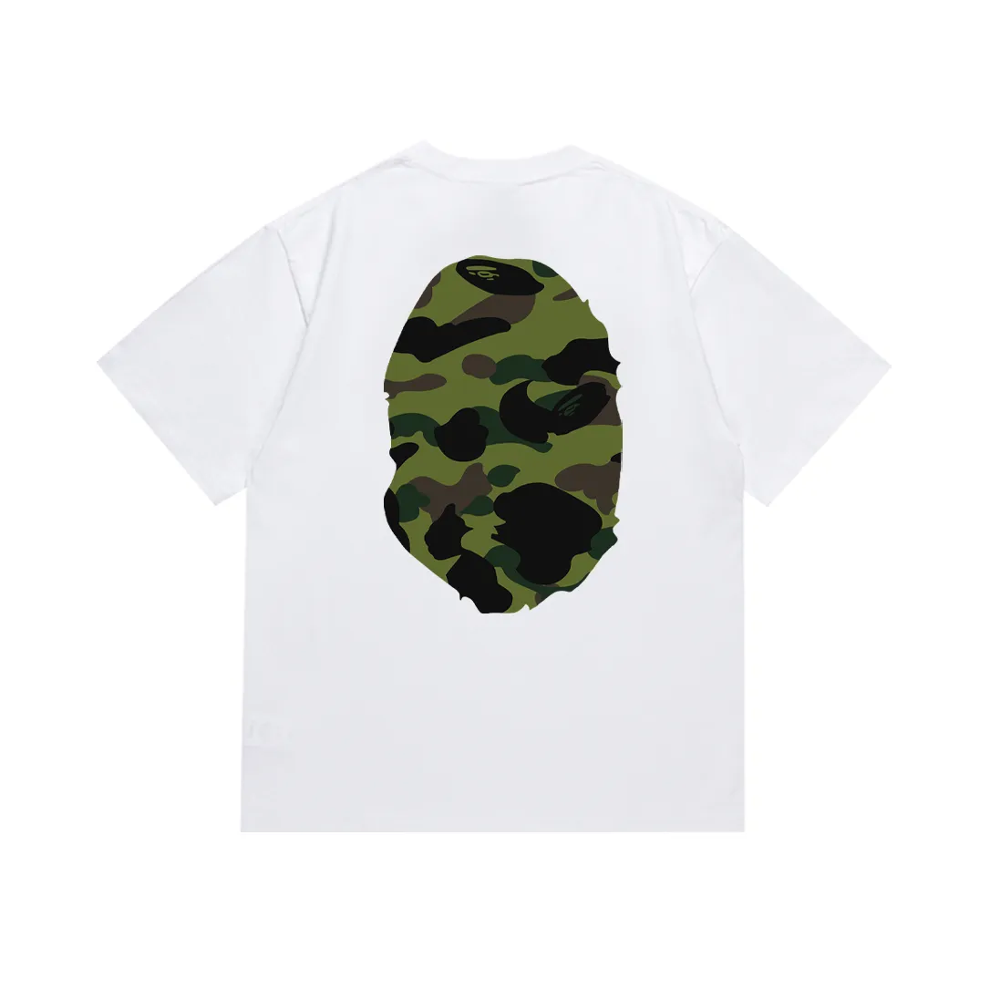 P110 SC060# (top version) BAPE double-sided camouflage ape head printed short-sleeved T-shirt Made of 260 grams of high-quality high-weave pure cotton fabric, double yarn combed, soft texture and no pilling Imported environmentally friendly printing glue, bright and three-dimensional pattern, quality 💥unisex style, the upper body is fashionable Color: white camouflage black camouflage white yellow black yellow white green black green white purple black purple white red black red Size: S M L XL XXL