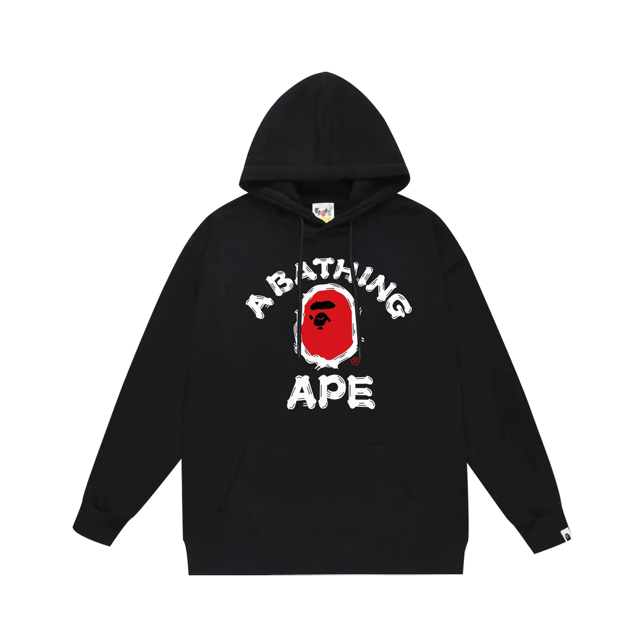 P160 model number SC797# terry 80 plus velvet 90 (top version) BAPE ape head letter brush print hooded sweatshirt Made of 380 grams of large terry (drop shoulder large version) fabric, soft texture and no pilling Imported environmentally friendly printing glue The pattern is bright and three-dimensional Quality 💥Same style for men and women The upper body is trendy Color: black white gray Size: S M L XL XXL