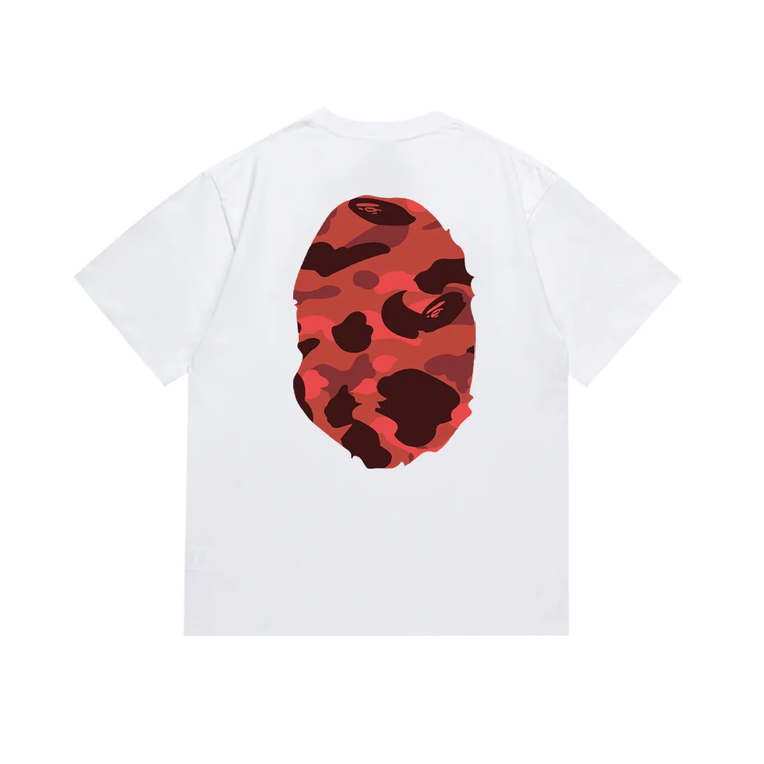 P110 SC060# (top version) BAPE double-sided camouflage ape head printed short-sleeved T-shirt Made of 260 grams of high-quality high-weave pure cotton fabric, double yarn combed, soft texture and no pilling Imported environmentally friendly printing glue, bright and three-dimensional pattern, quality 💥unisex style, the upper body is fashionable Color: white camouflage black camouflage white yellow black yellow white green black green white purple black purple white red black red Size: S M L XL XXL