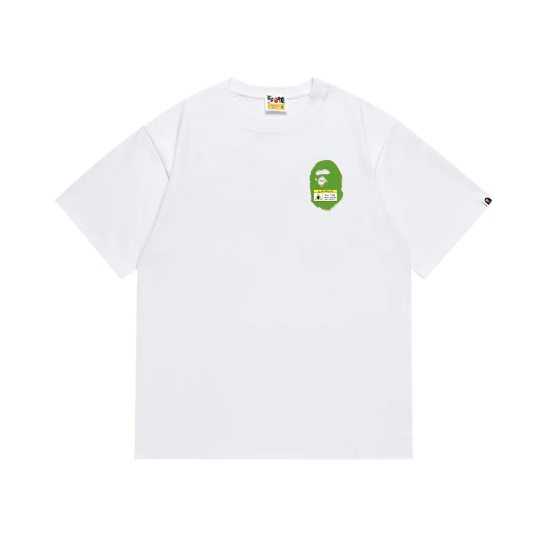 P110 SC031# (top version) BAPE GENERAL SPLAY Camouflage ape head general double-sided printing Made of 260 grams of high-quality high-woven pure cotton fabric, double yarn combed, soft texture and no pilling Imported environmentally friendly printing glue, bright and three-dimensional pattern, quality 💥Same style for men and women, the upper body is fashionable Color: black and white Size: S M L XL XXL