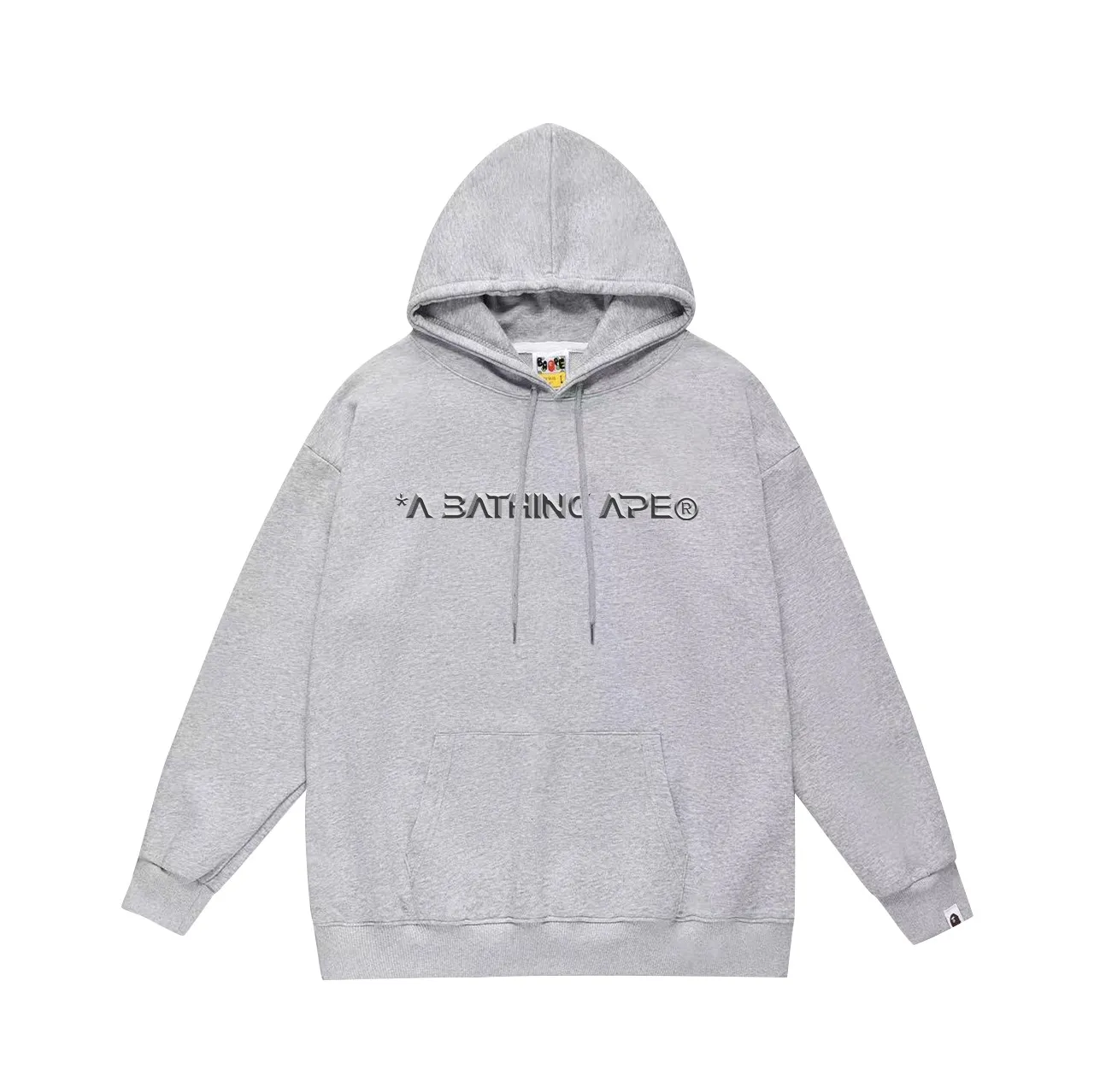 P160 model number SC779# terry 80 plus velvet 90 (top version) BAPE Ape Moon Letter Printed Hooded Sweatshirt Made of 380g large terry (drop shoulder large version) fabric, soft and non-pilling, imported environmentally friendly printing glue, bright and three-dimensional pattern, quality 💥Same style for men and women, the upper body is fashionable Color: Black White Gray Size: S M L XL XXL