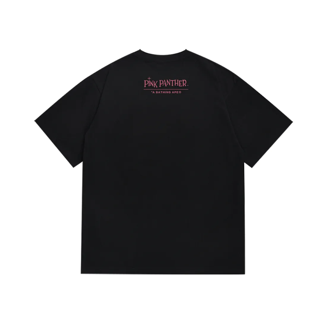 SC181#p110💰 (Top version) BAPE KIDS co-branded pink panther ape head printed short-sleeved T-shirt Made of 260 grams of high-quality high-weave pure cotton fabric, double yarn combed, soft texture and no pilling Imported environmentally friendly printing glue The pattern is bright and three-dimensional Quality💥Same style for men and women The upper body is fashionable Color: black white pink Size: S M L XL XXL