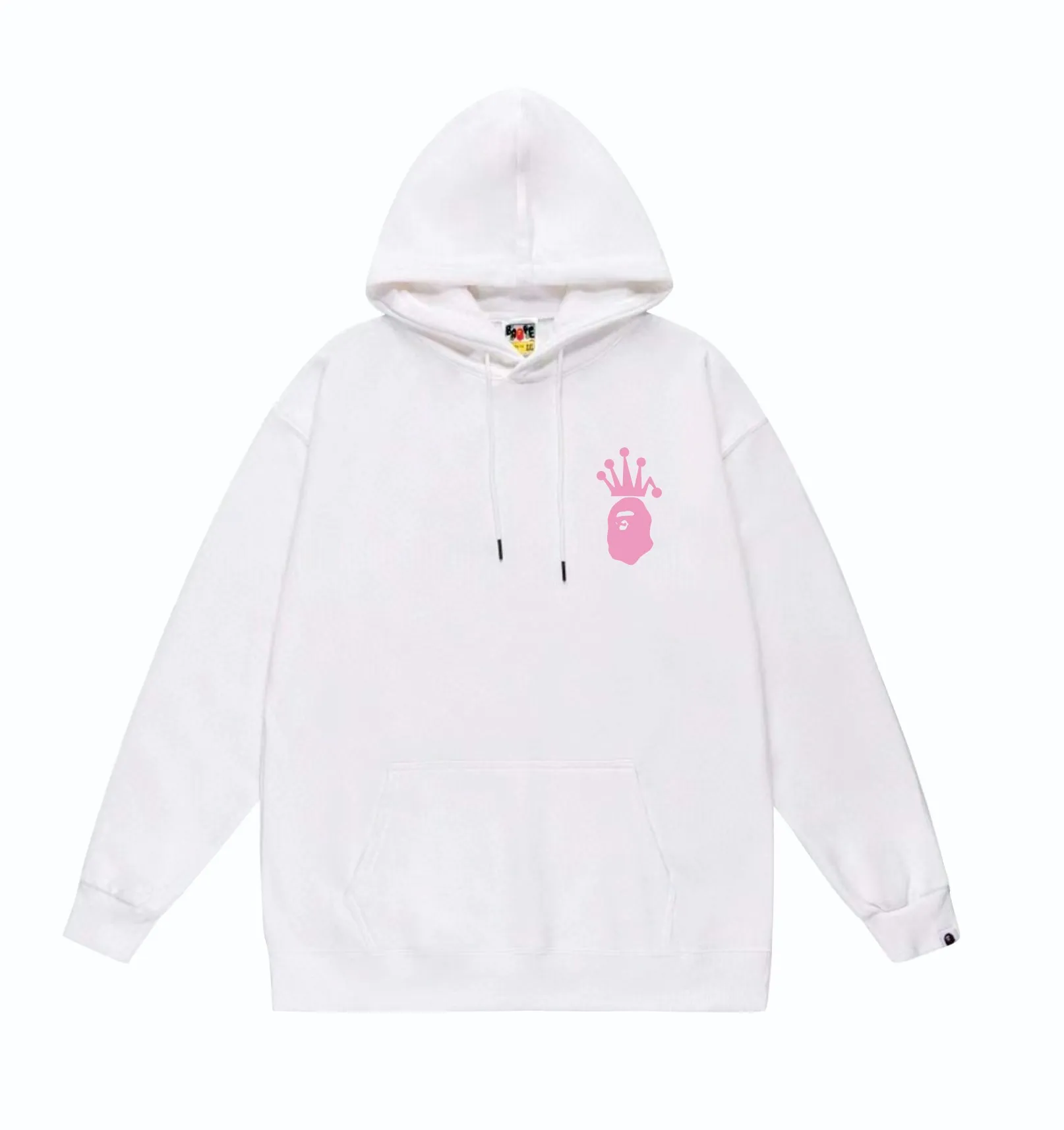 P160 model number SC808# terry 80 plus velvet 90 (top version) BAPE×STUSSY co-branded Stussy letter printed hooded sweatshirt. Made of 380g large terry (drop shoulder large version) fabric, soft texture and no pilling. Imported environmentally friendly printing glue. Bright and three-dimensional pattern. Quality💥Same style for men and women. The upper body is trendy. Color: black and white, white and black, gray and black, black and yellow, white and yellow, gray and yellow, black and red, white and red. Gray red Size: S M L XL XXL