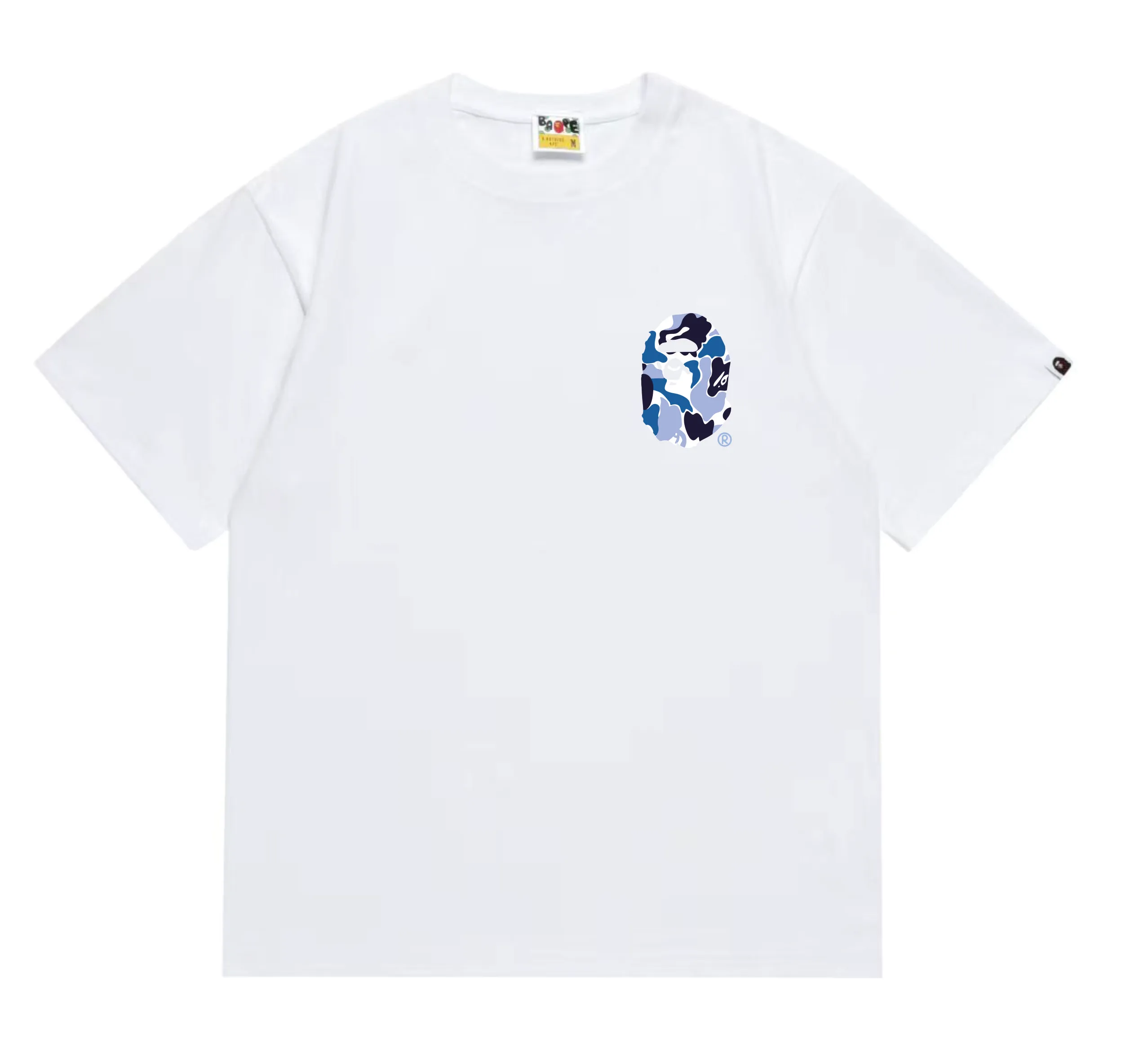 SC211#p110💰 (top version) BAPE×Stussy co-branded Stussy letter ape print T-shirt Made of 260 grams of high-quality high-weave pure cotton fabric, double yarn combed, soft texture and no pilling Imported environmentally friendly printing glue, bright and three-dimensional pattern, quality 💥Same style for men and women, the upper body is fashionable Color: Black White Gray Pink Red Size: S M L XL XXL