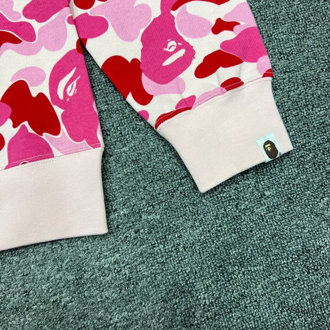 💰440 Bape Abc Double Hat Large Flower Camouflage Shark Customized fabric 1:1 Fine workmanship High version Couple model: S—XXL [Green Pink Blue]