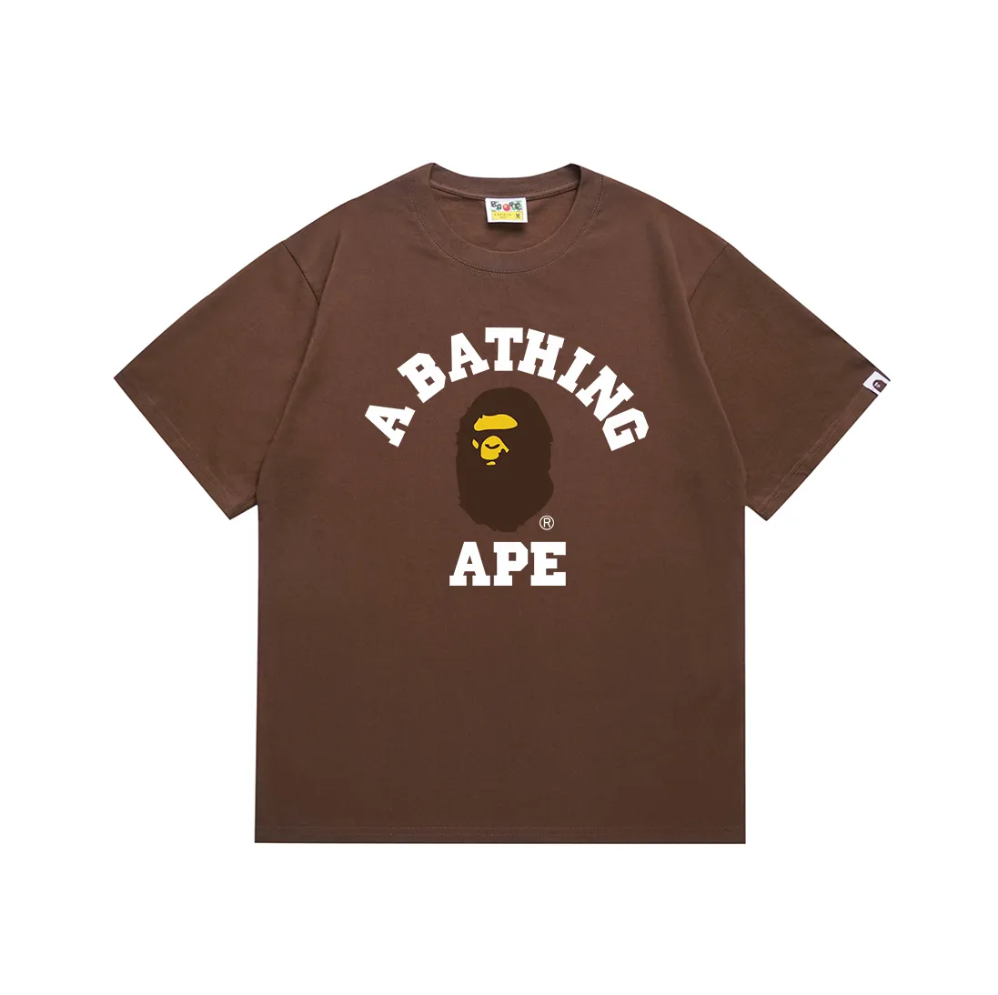 P110 SC057# (top version) BAPE Ape Man's Little Head classic letter printed short-sleeved T-shirt Made of 260 grams of high-quality high-weave pure cotton fabric, double yarn combed, soft texture and no pilling Imported environmentally friendly printing glue, bright and three-dimensional pattern, quality 💥unisex style, the upper body is trendy Color: black, burgundy, Klein blue, raspberry, brown, white, navy blue, fluorescent green, sky blue, apricot, khaki, floral gray Pink white Pink black Size: S M L XL XXL