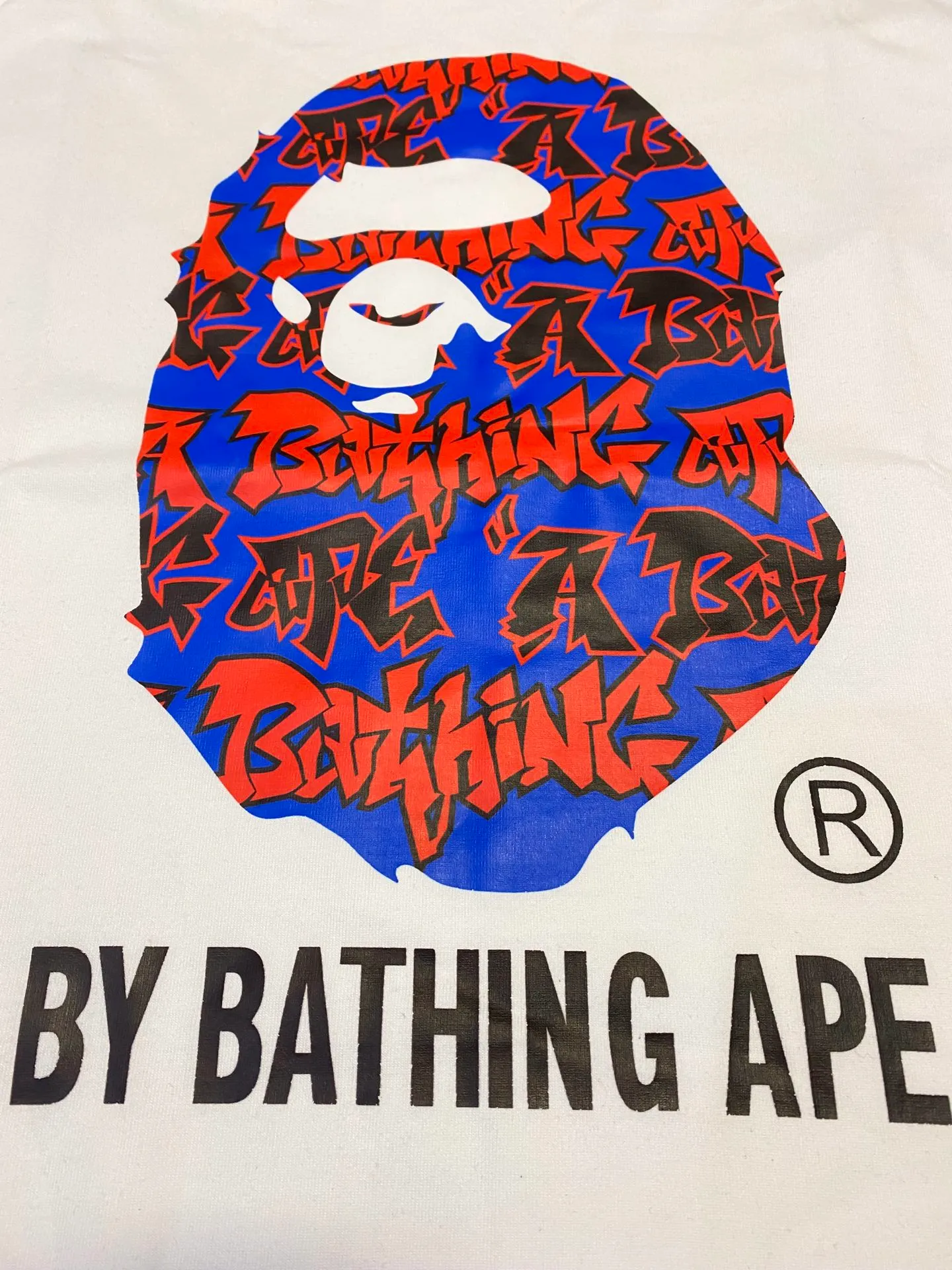 SC121#p110💰 (top version) BAPE camouflage ape head letter printed short-sleeved T-shirt Made of 260 grams of high-quality high-woven pure cotton fabric, double yarn combed, soft texture and no pilling Imported environmentally friendly printing glue, bright and three-dimensional pattern, quality 💥Same style for men and women, the upper body is fashionable Color: black white Size: S M L XL XXL