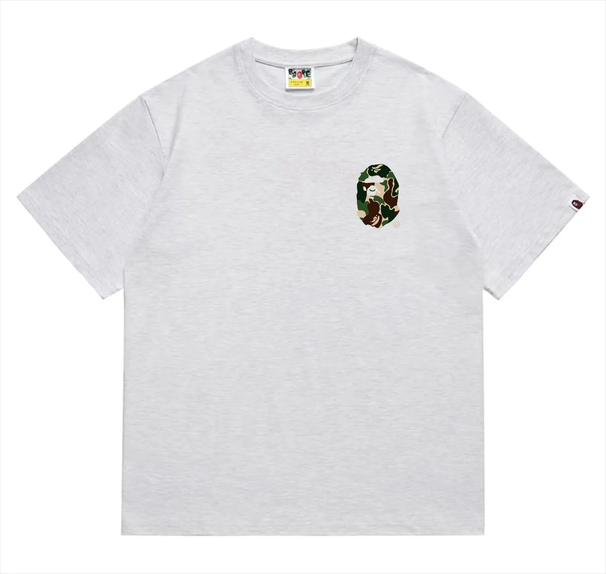 SC212#p110💰 (top version) BAPE×Stussy co-branded Stussy letter ape print T-shirt Made of 260 grams of high-quality high-weave pure cotton fabric, double yarn combed, soft texture and no pilling Imported environmentally friendly printing glue The pattern is bright and three-dimensional The quality is the same for men and women The upper body is trendy Color: Black White Gray Pink Red Size: S M L XL XXL