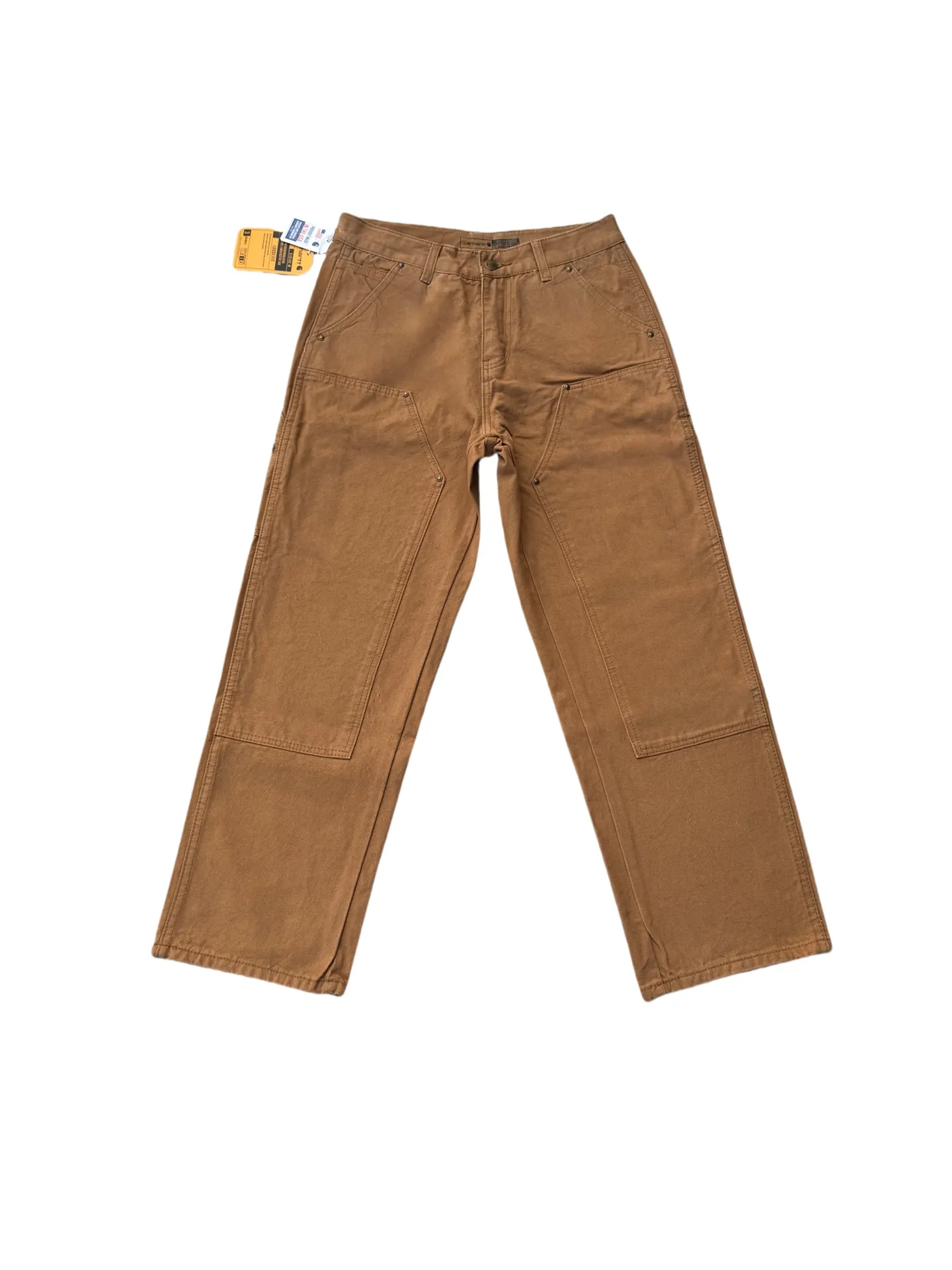 🅿️250 K020 Carhartt WIP Japanese style work style jeans with customized original logo buckle, YKK zipper fly, smooth and easy to pull! Many locations are reinforced with tacks, and the workmanship is solid! The overall tailoring adopts three-dimensional structure tailoring! Ergonomically designed, more flexible when wearing! The cut is streamlined and streamlined, allowing you to move flexibly with your body! Integrates functionality, beauty and durability! Suitable for business, travel, leisure and many other occasions! Straight version Color: Khaki Size: S-XXL (28 30 32 34 36)