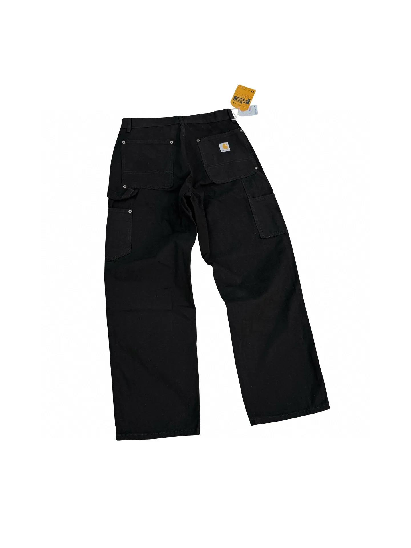 🅿️250 K022 Carhartt WIP Japanese style work style jeans with customized original logo buckle, YKK zipper fly, smooth and easy to pull! Many locations are reinforced with tacks, and the workmanship is solid! The overall tailoring adopts three-dimensional structure tailoring! Ergonomically designed, more flexible when wearing! The cut is streamlined and streamlined, allowing you to move flexibly with your body! Integrates functionality, beauty and durability! Suitable for business, travel, leisure and many other occasions! Straight fit Color: Black Size: S-XXL