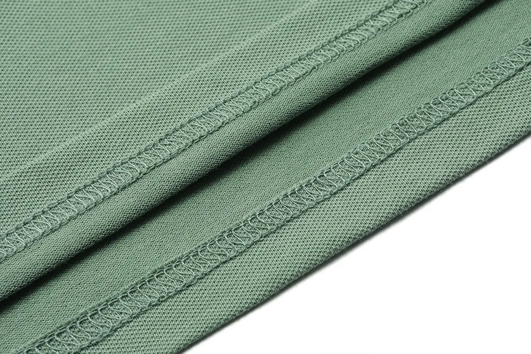 🅿️190 Celine Celine 2025 new model Arc de Triomphe logo embroidery, same style for men and women, casual polo shirt ·Customized pique cotton fabric ·Imported Tajima machine embroidery technology ·Collar tag, main mark and three labels complete Color: dark green Size: M-XXXL