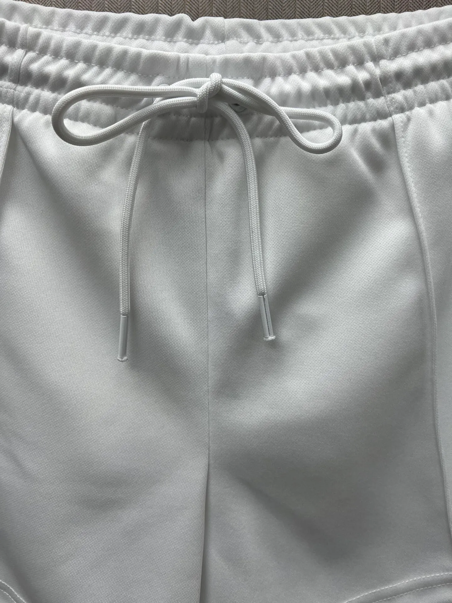 🅿️360 Celine 25ss new double-sided jersey mini mid-waist casual shorts for women, white, high version, size: S.M.L.