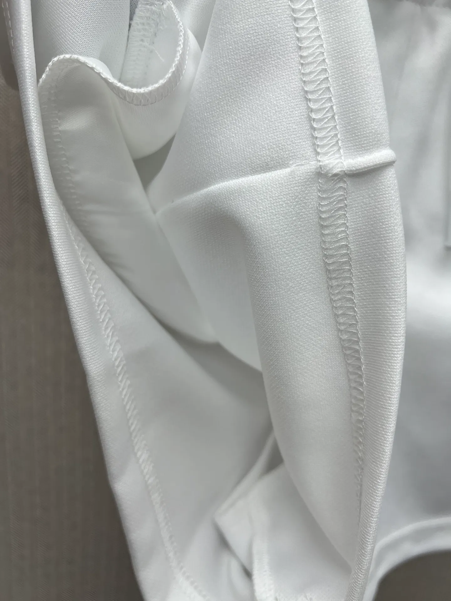 🅿️360 Celine 25ss new double-sided jersey mini mid-waist casual shorts for women, white, high version, size: S.M.L.