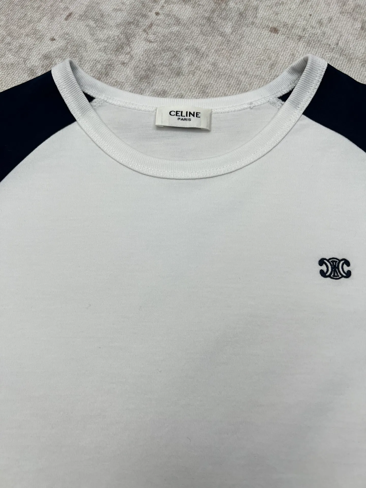 🅿️280 Celine 25ss new TRIOMPHE cotton jersey T-shirt high version code number: S.M.L.