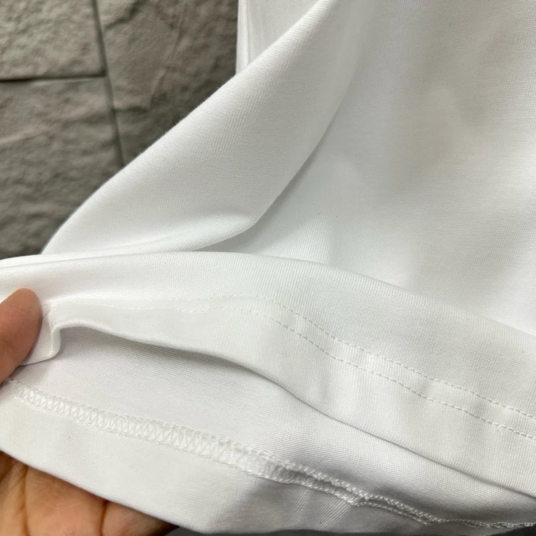 🅿️180 Celi* Celine 2025 spring and summer style Simple letter printing personalized logo Customized double yarn plain cotton fabric Short-sleeved T-shirt Unisex Size: S (90-130 catties) M (120-150 catties) L (140-165 catties) XL (160-180 catties) XXL (180-210 catties) Color: black white