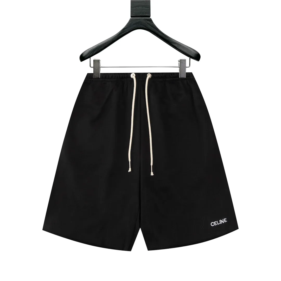 🅿️200 Celine 25SS counters are selling new printed shorts. Custom-woven and dyed 400g fabric. Logo-printed shorts. Versatile and low-key. Tight and three-dimensional. Customized logo hardware. Very detailed. Yb YB is available in two colors at the same time. Same style for men and women. Size: XS-L