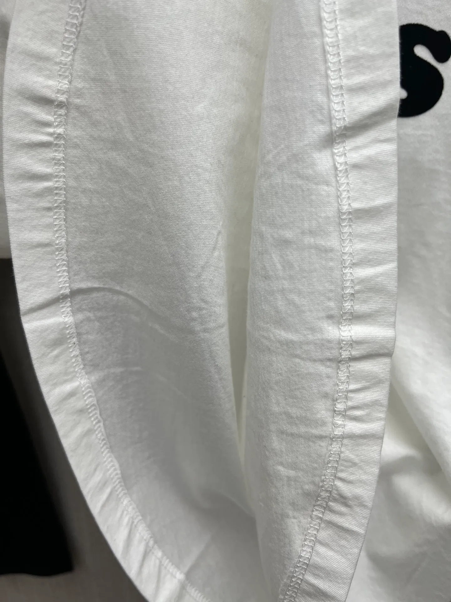 🅿️290 Celine 25ss new letter round neck raglan long sleeve T-shirt women's white high version code number: S.M.L.