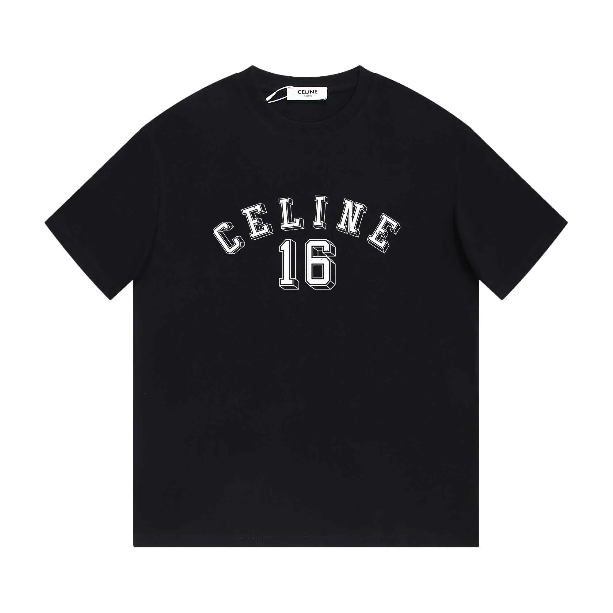 🅿️160 Celin* Celine printed letters‼ ️Short-sleeved T-shirt® *Customized 280g cotton fabric, the fabric is soft, skin-friendly and comfortable *Laminated letter logo on the front *A very simple and elegant one that is unparalleled in terms of upper body comfort, interpreting your luxury and taste, and creating your fashionable charm. ⚠️Washing method: It is recommended to dry clean or wrap the reverse side in a laundry bag and machine wash it quickly in cold water and let it dry naturally! ⚠️ Unisex style 𝐂𝐎𝐋𝐎𝐔𝐑: White Black 𝐒𝐈𝐙𝐄: S-XL