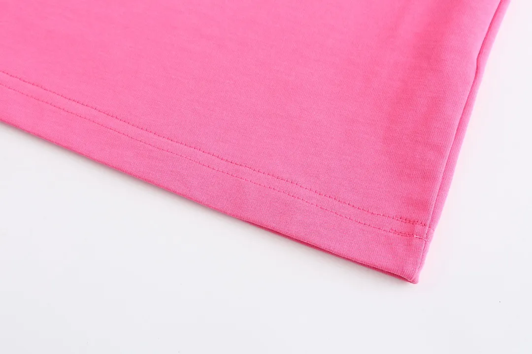 🅿️180 (profit from cooperation) High-end quality CHANEL 2025Fall Spring and Summer Series Double C short-sleeved T-shirt Different from ordinary printing Custom-woven 270G32 double yarn pure cotton fabric Loose version Same style for men and women Size: S M L XL XXL