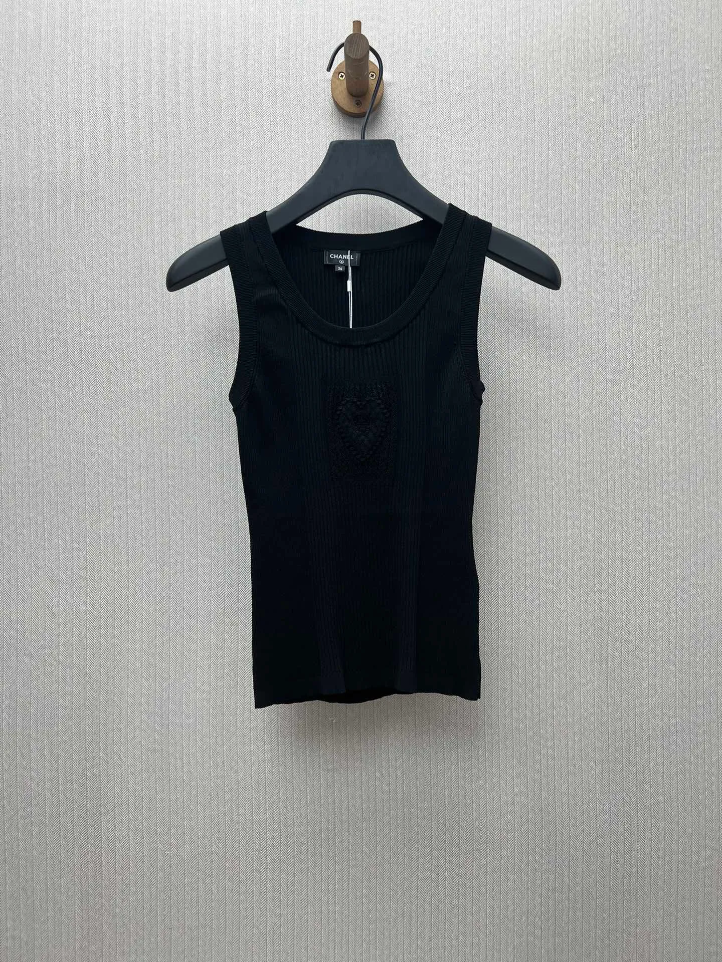 🅿️430 Chanel 25ss new pattern cotton vertical stripe pullover vest for women Size: S.M.L.