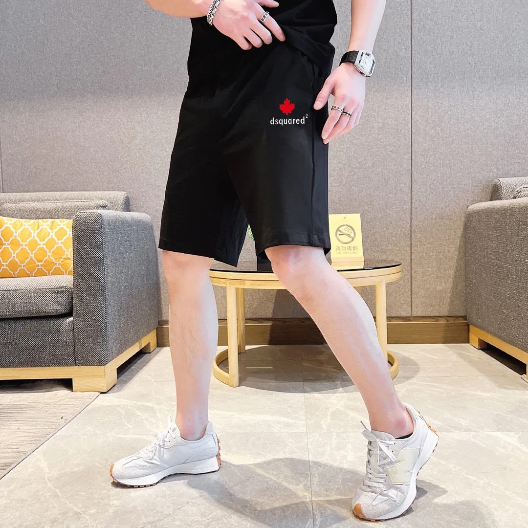 P290 Brand [DSQ2 Second Power] 2025 new men’s short-sleeved shorts suit! Synchronous sales on the official website! High-end version on the market! It feels delicate and soft! Make you more comfortable to wear! The draped silhouette is awesome! Size: M-5XL (please state your height and weight when placing an order)