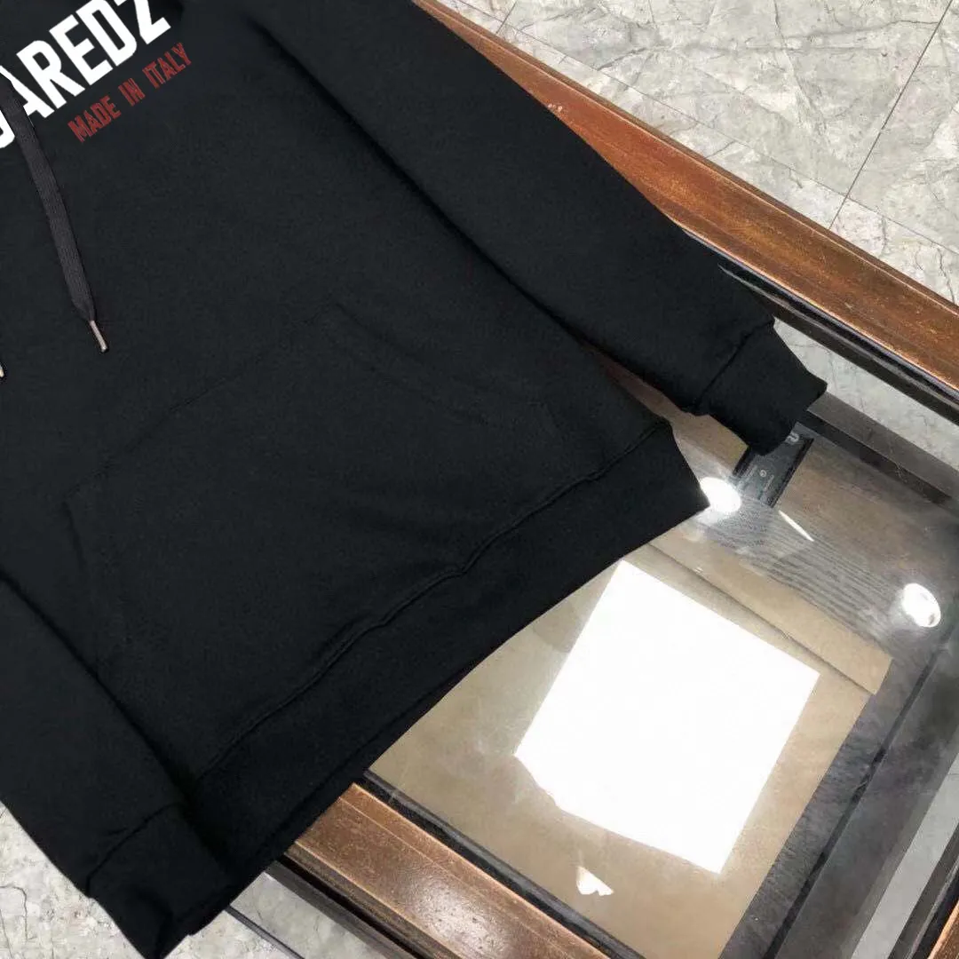 P220 💰 Brand [DSQ2 2nd Power] (Good news for fat people) 2025ss spring latest long-sleeved hooded sweatshirt, available simultaneously on the official website. Refreshing and breathable. Made of top Tencel Roman. Comfortable and soft. 3D three-dimensional clarity. Super fashion sense. Great gift for your own use. Size: M-5XL (can wear up to 220 pounds)