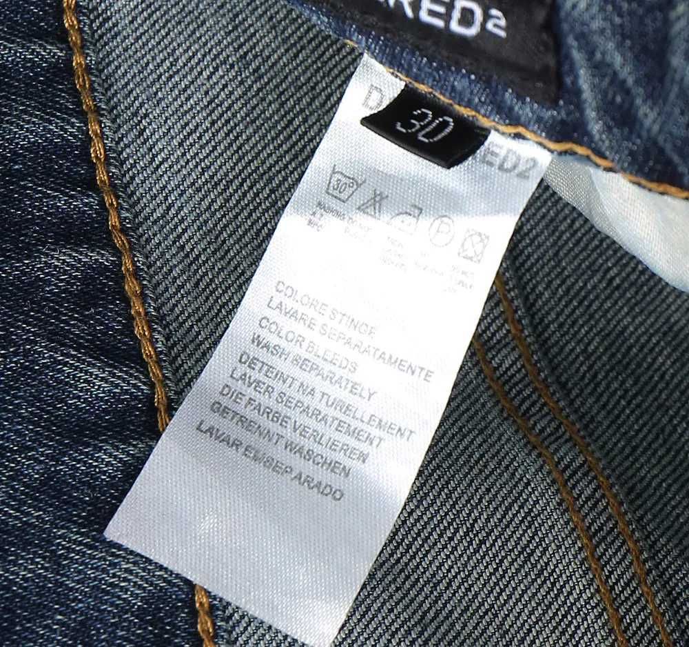 P230 2025 autumn and winter new jeans, straight slim version D2818#