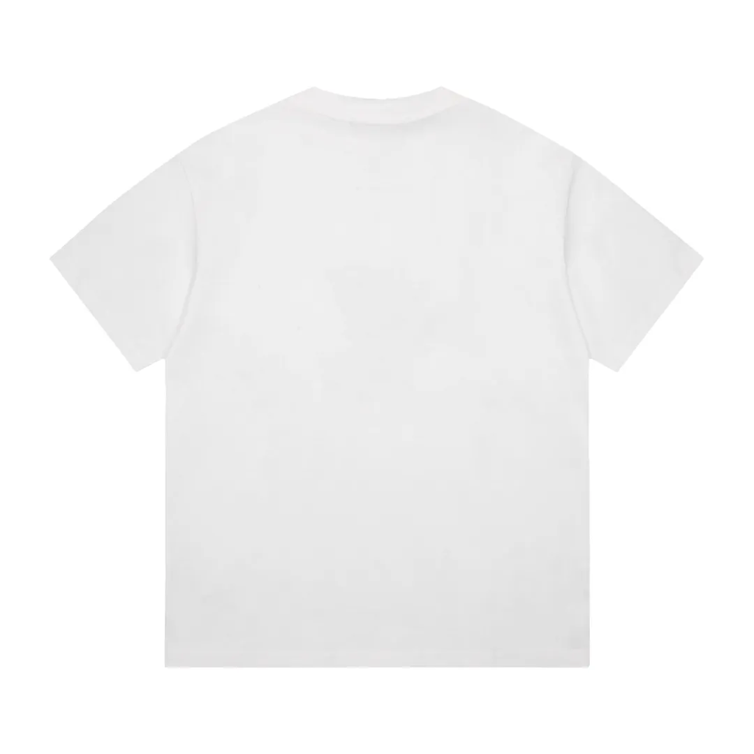 🅿️180 High-quality DIOR/Dior new series Apple snake embroidered short-sleeved T-shirt, pure cotton double yarn fabric, using high-density thread embroidery, loose version, full set of accessories, soft and thick fabric, complete with three standards, same size for men and women. Size xs s m l