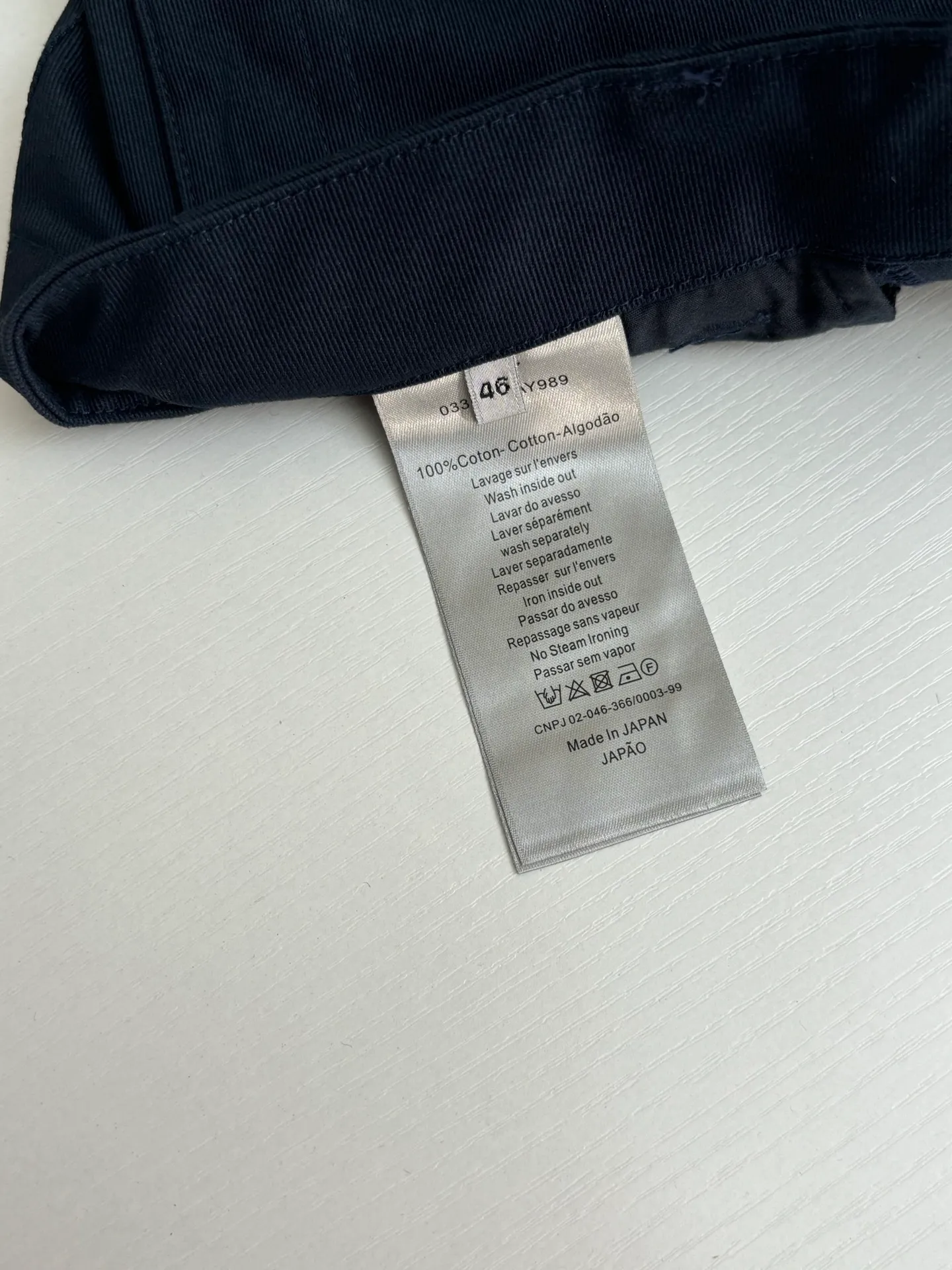 🅿️520 Dio*/Dior 25FW early autumn new cotton straight overalls, front splicing and hem cd letter embroidery, front and rear patch pockets, metal lettering accessories buttons, simple design size Size: S/M/L/XL