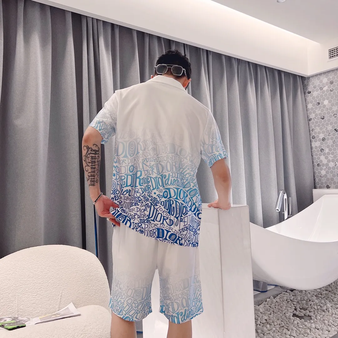 🅿️340 2024 DIOR Dior home wear, high-end Korean silk fabric, skin-friendly, soft and comfortable, couple size M～XXXL