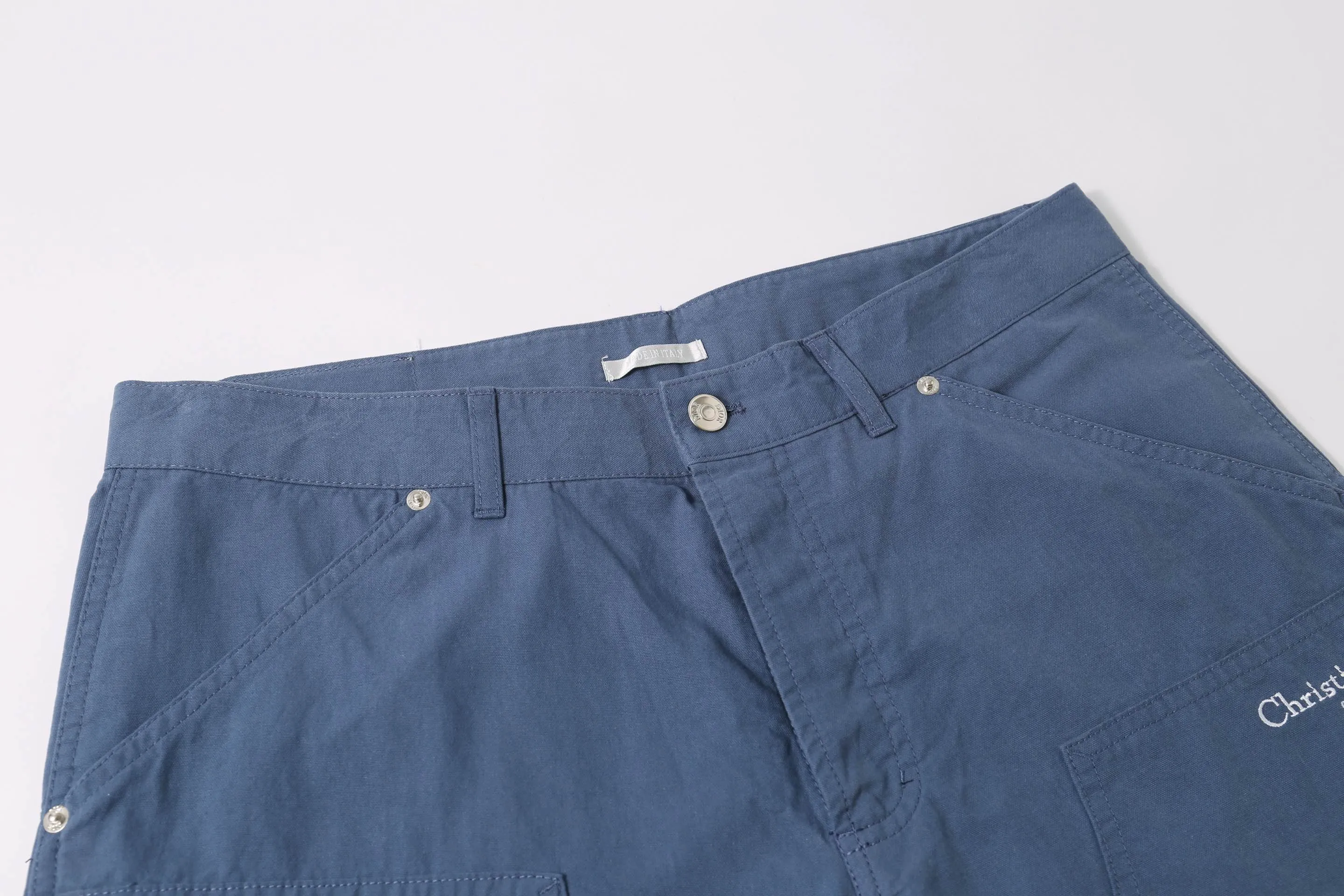 🅿️270 High-quality and new DIO* Dior small letter embroidered work shorts. The latest summer check work shorts are originally purchased and developed using 60-count plain fabric. The exclusive color and fabric need to be customized and dyed. The waistband has a unique lock. The hardware logo needs a full set of customized fabrics. The upper body is loose and versatile! Size: xs-l