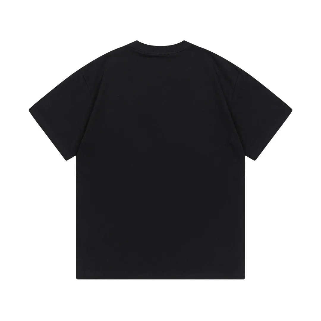 🅿️170 Dior Dior joint stone island series 2025 new three-dimensional silicone letter logo Unisex short-sleeved T-shirt ·Customized 280 grams of 100% double yarn pure cotton fabric ·Dyeing of 32 double-strand threads ·Laser three-dimensional convex glue technology ·Collar label, hangtag, main mark and three complete labels Color: black Size: XS S M L