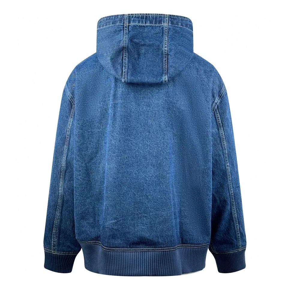 🅿️620 [Exclusive supply] CD Christian signature hooded denim jacket. Original purchase of 25,000 for development. Customized blue silk dense cotton denim and Dior Logo rayon jacquard lining. Smooth and delicate, comfortable and close to the skin. The Christian Dior Tag embroidery is displayed on the chest as an embellishment. It takes the zipper and hood design to a new level of fashion. It interprets low-key luxury with deep blue tones. Just like the blue tones of the deepest stars in the night sky. It exudes an indescribable mysterious charm. Adopting imported machine embroidery technology, using advanced computer control systems and precision mechanical components, Christian Dior Tag embroidery operations are achieved with high precision and smooth and delicate lines. Light fermentation by stone grinding, stretching, bleaching and softening. The friction between the pumice stone and the clothing causes wear and fading effects on the surface of the denim. The combination of pulling and bleaching allows the clothing to produce a certain texture and stretching effect while bleaching. The thread adopts fixed dyeing and custom weaving technology. Through precise color matching and dyeing process, it is ensured that the dyed color is highly consistent with the original color. Through custom weaving technology, a unique texture effect can be created to distinguish the market currency. The currency uses the color of this cloth. Size:46-48-50-52