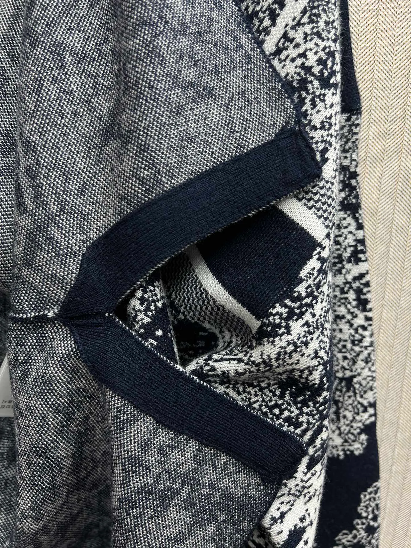 🅿️680 complete set of Dior 25ss new letter logo Rui jungle jacquard loose hooded long-sleeved pullover knitted sweatshirt! Size: S.M.L.
