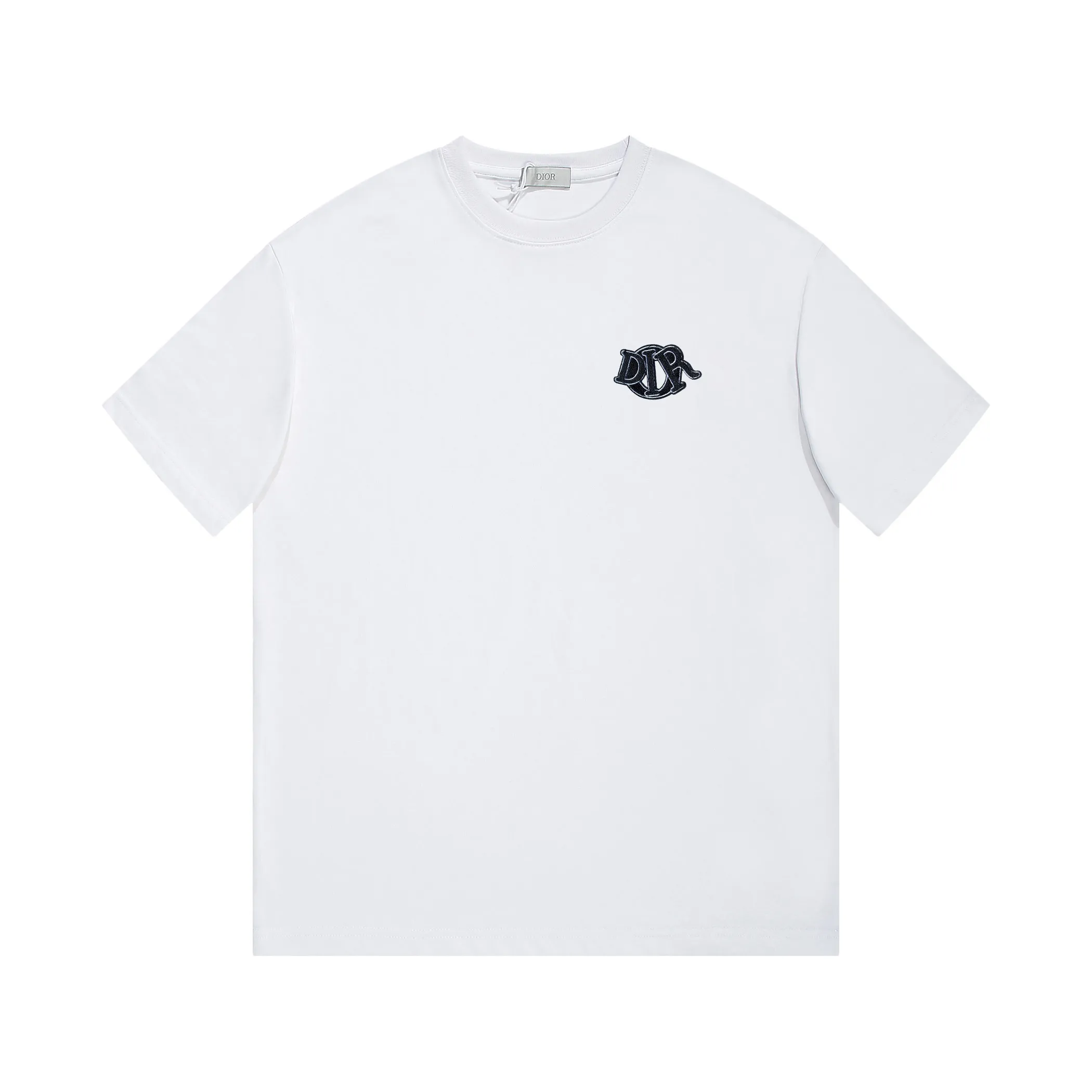 🅿️170 DIOR Dior new embroidered letters‼ ️Short-sleeved T-shirt® *Customized 280g cotton fabric, the fabric is soft, skin-friendly and comfortable *Laminated letter logo on the front *A very simple and elegant one that is unparalleled in terms of upper body comfort, interpreting your luxury and taste, and creating your fashionable charm. ⚠️Washing method: It is recommended to dry clean or wrap the reverse side in a laundry bag and machine wash it quickly in cold water and let it dry naturally! ⚠️ Unisex style 𝐂𝐎𝐋𝐎𝐔𝐑: White Black 𝐒𝐈𝐙𝐄: S-XL