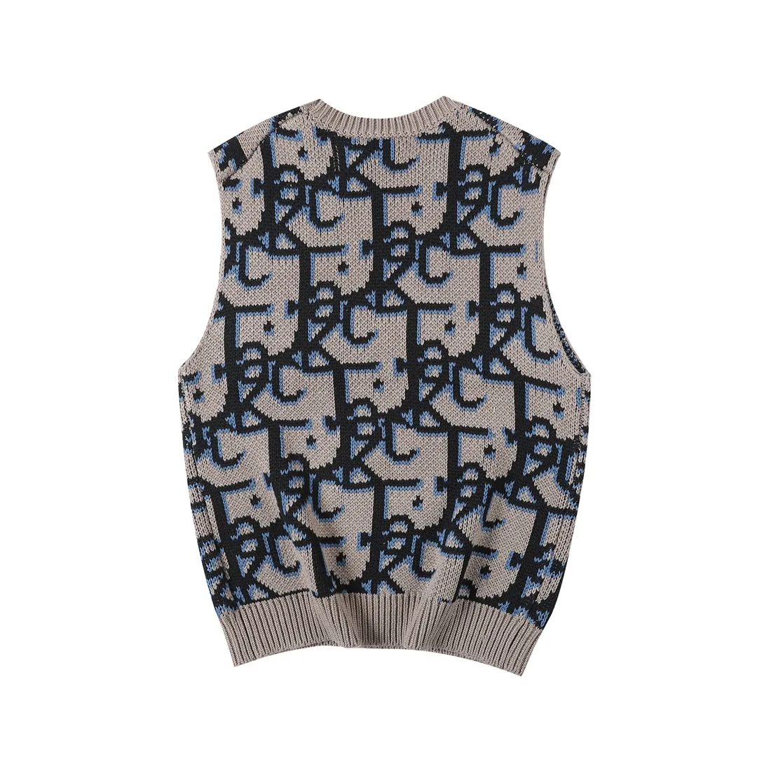 🅿️260 CD jacquard cardigan sweater ⚠️Original purchase price 12560💰, the wool is knitted by a 7-needle imported machine, and the yarn is dyed with wool content. The pattern is restored after 3 times of pattern making. The original developed custom yarn. Customized accessories. The whole body is decorated with DIOR AND CACTUS JACK Oblique printing. Ribbed round neck, cuffs and hem. Size XS S M L