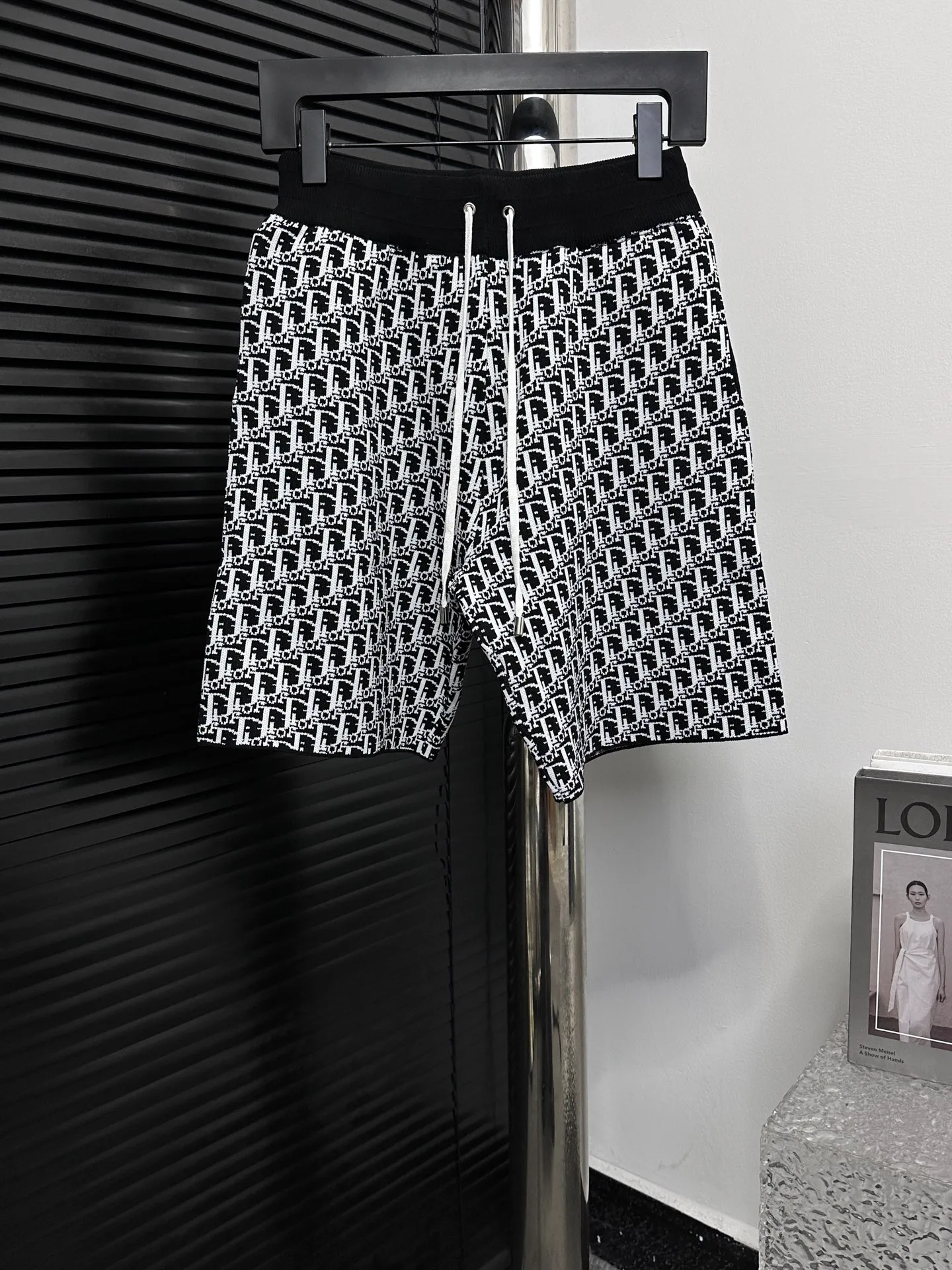 🅿️180 【DiOR】Dior 25ss new knitted shorts with classic logo. Delicate feel, a must-have item in summer, and the upper body effect is super handsome! Size: S-XL