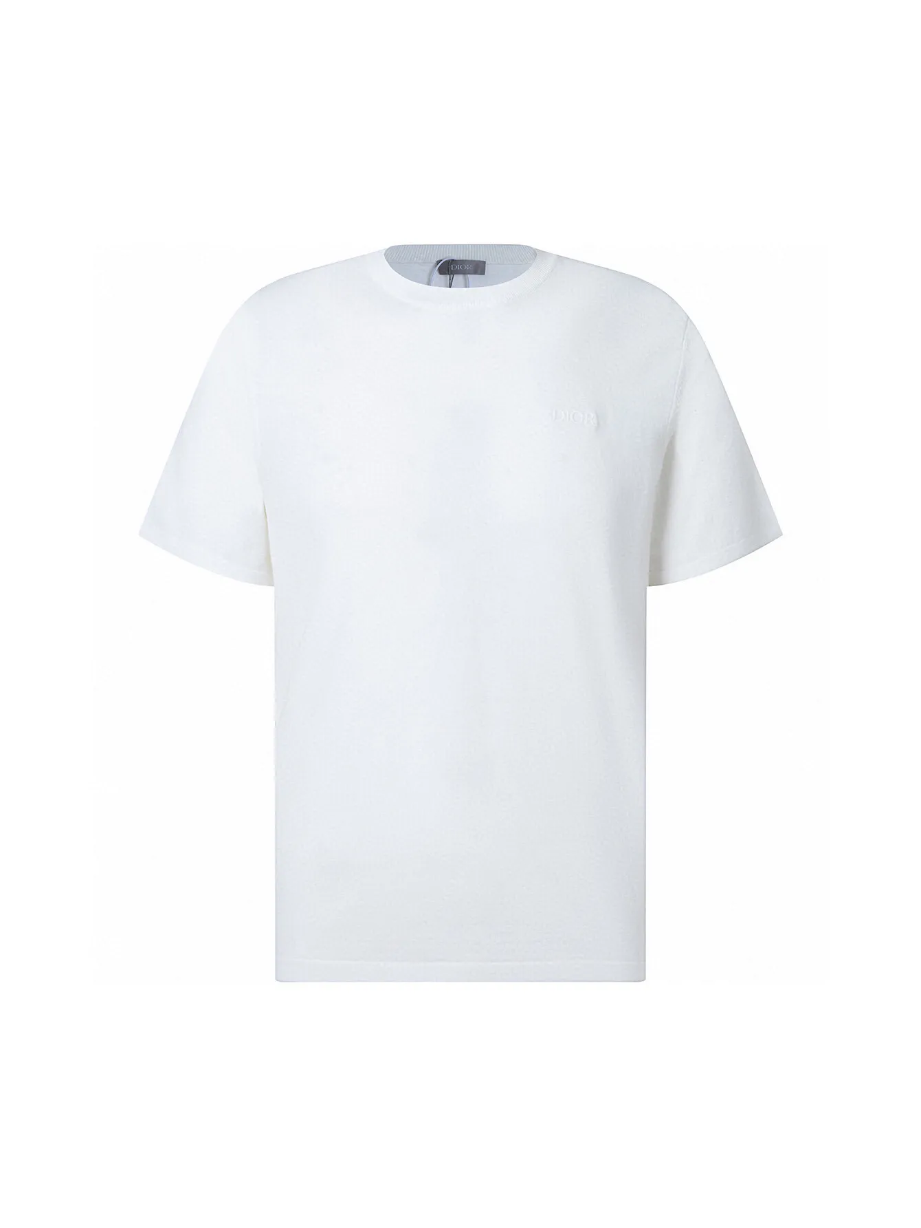 🅿️260 (ZP version) -Dior official website classic style, simple letter embroidery, wool blended round neck knitted short sleeves, same style for men and women -Using ZP custom-dyed fabrics, threads are custom-dyed in the same cylinder with zero color difference, full set of accessories customized to distinguish the market currency, welcome to compare -Color White Black Wheat Green -Size S M L XL
