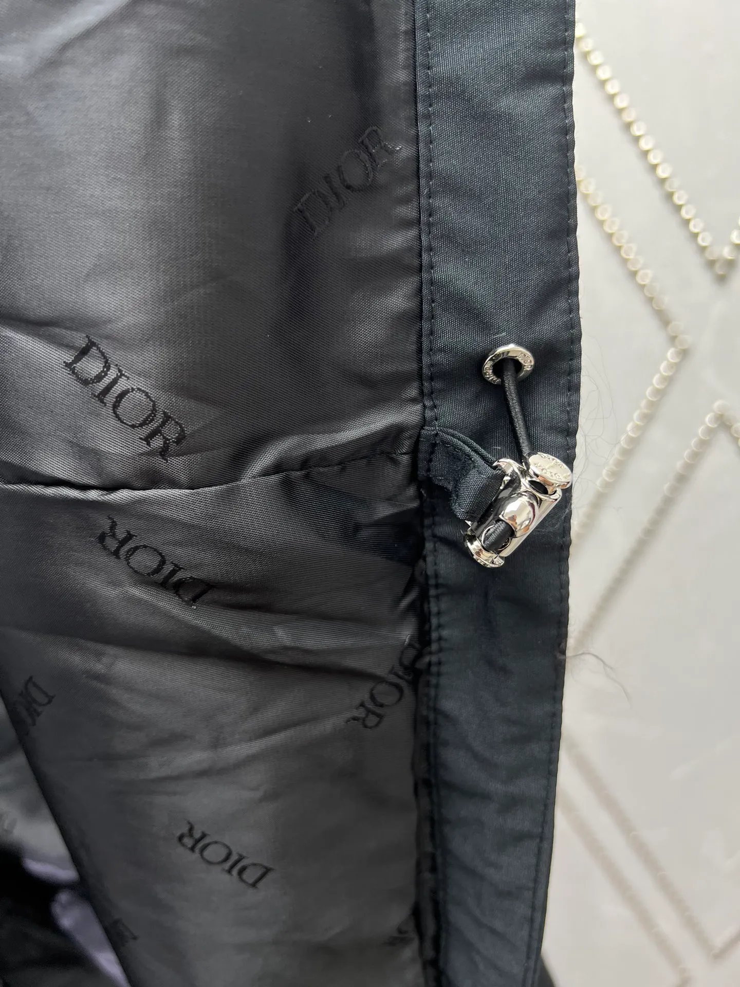 🅿️640 Dior 25ss new solid color logo printed hooded zipper long-sleeved jacket! Size: S.M.L.XL.